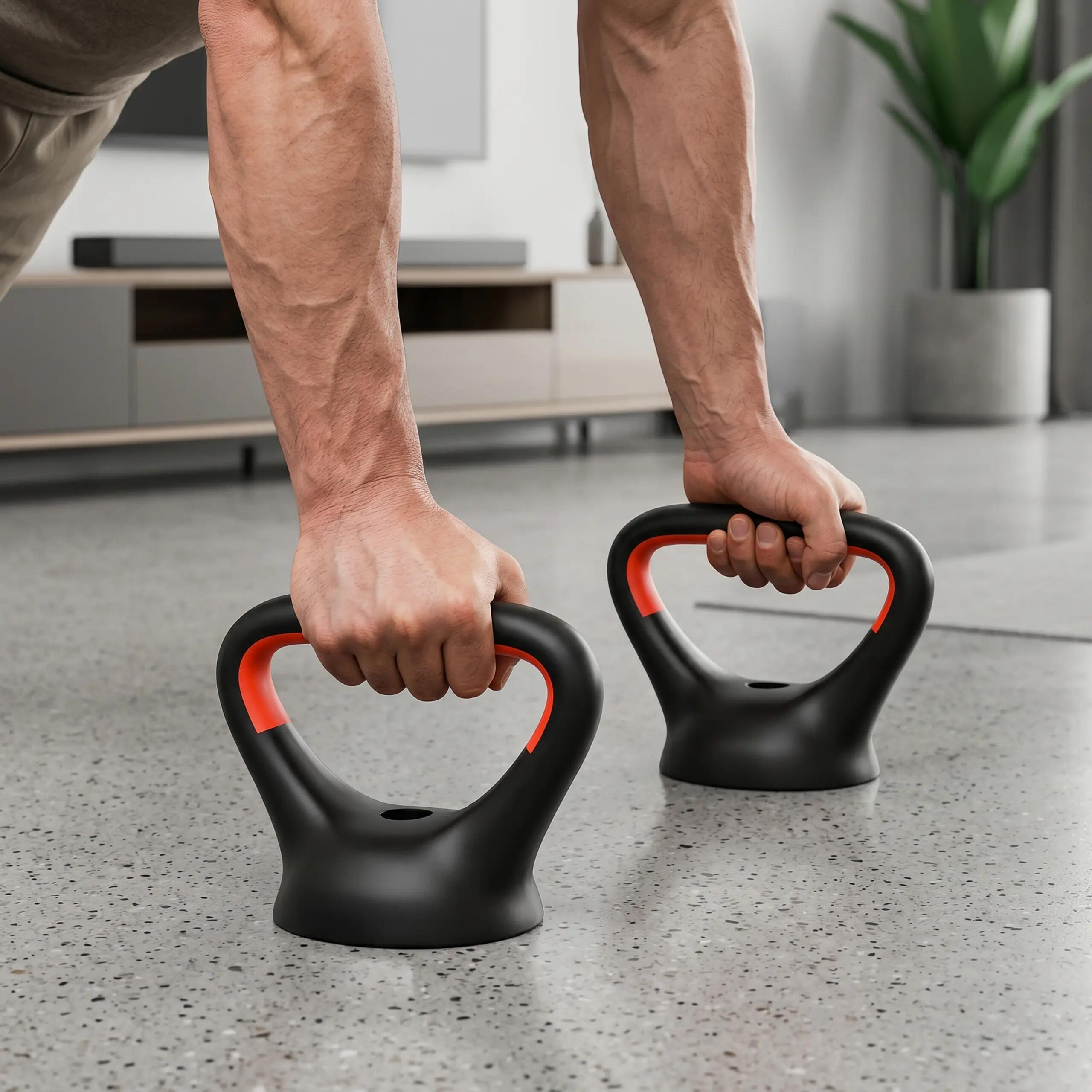 Trainingshanteln verstellbare Lion 25 Athler Langhantel und Kettlebell 20kg 4in1 6/10