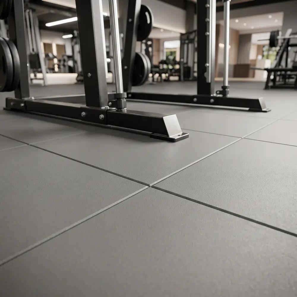 ARQUICAUCHO Losetas de Caucho para Gimnasio Pack 32. 50x50cm x 20mm Gris 5/8