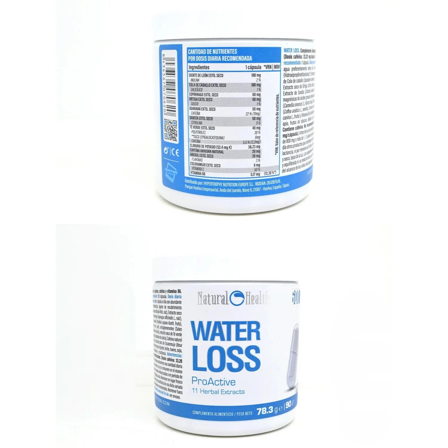 Water Loss | Diurético natural |  90 Cápsulas 2/2