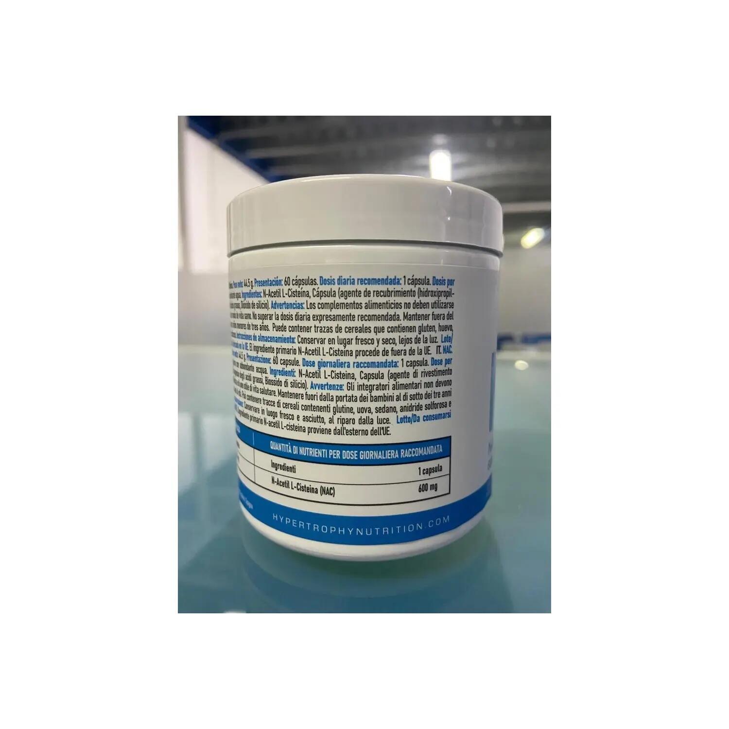 NAC 600mg | N-Acetilcisteína | 60 Cápsulas 4/5