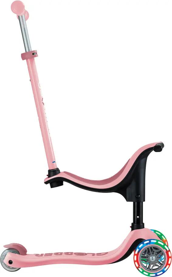 Meegroeistep GO-UP SPORTY LIGHTS - Pastelroze 6/13