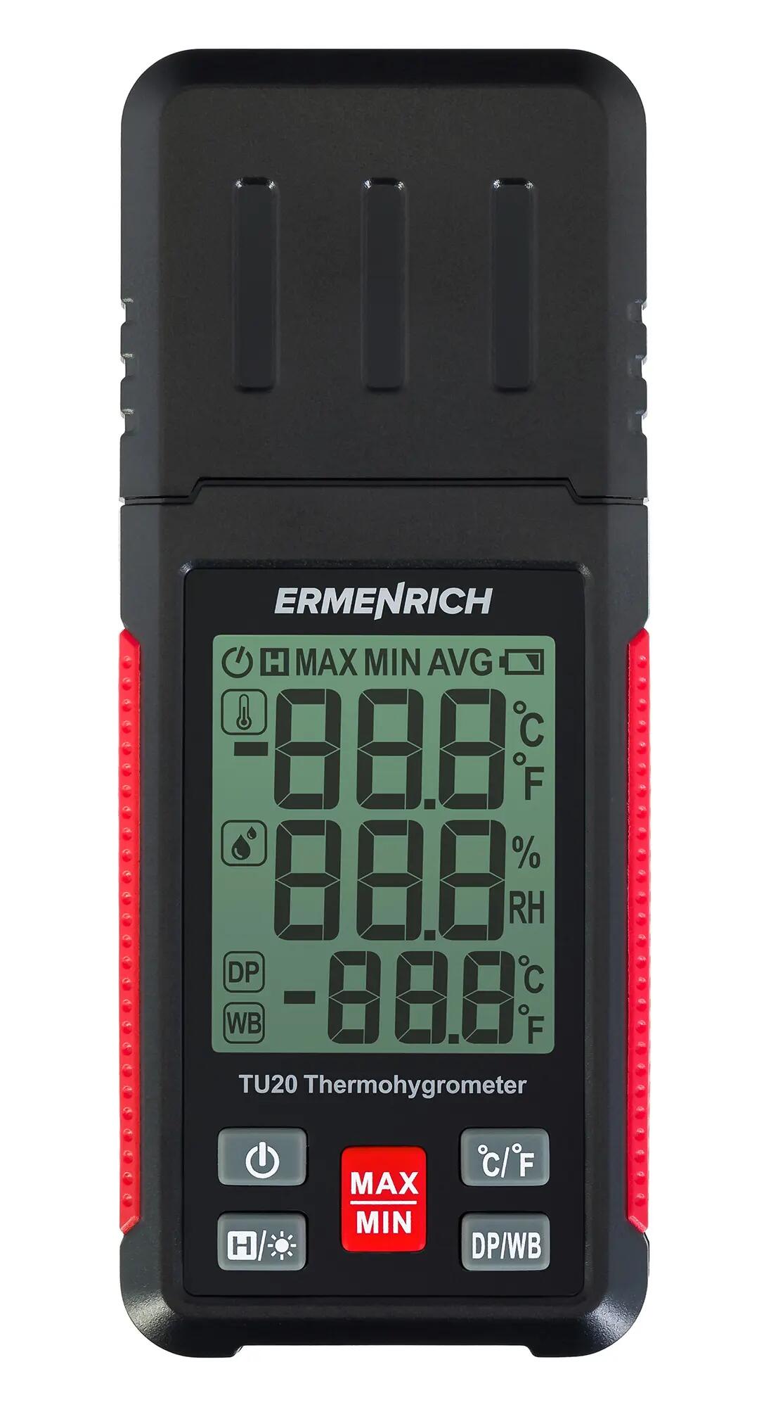 Termometro igrometro - Temperatura e umidità - Ermenrich Wett TU20 4/9