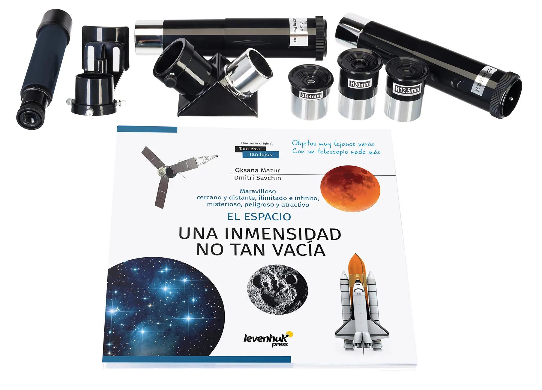 Telescopio astronómico - Refractor acromático - Levenhuk Discovery Spark 707 AZ 3/10