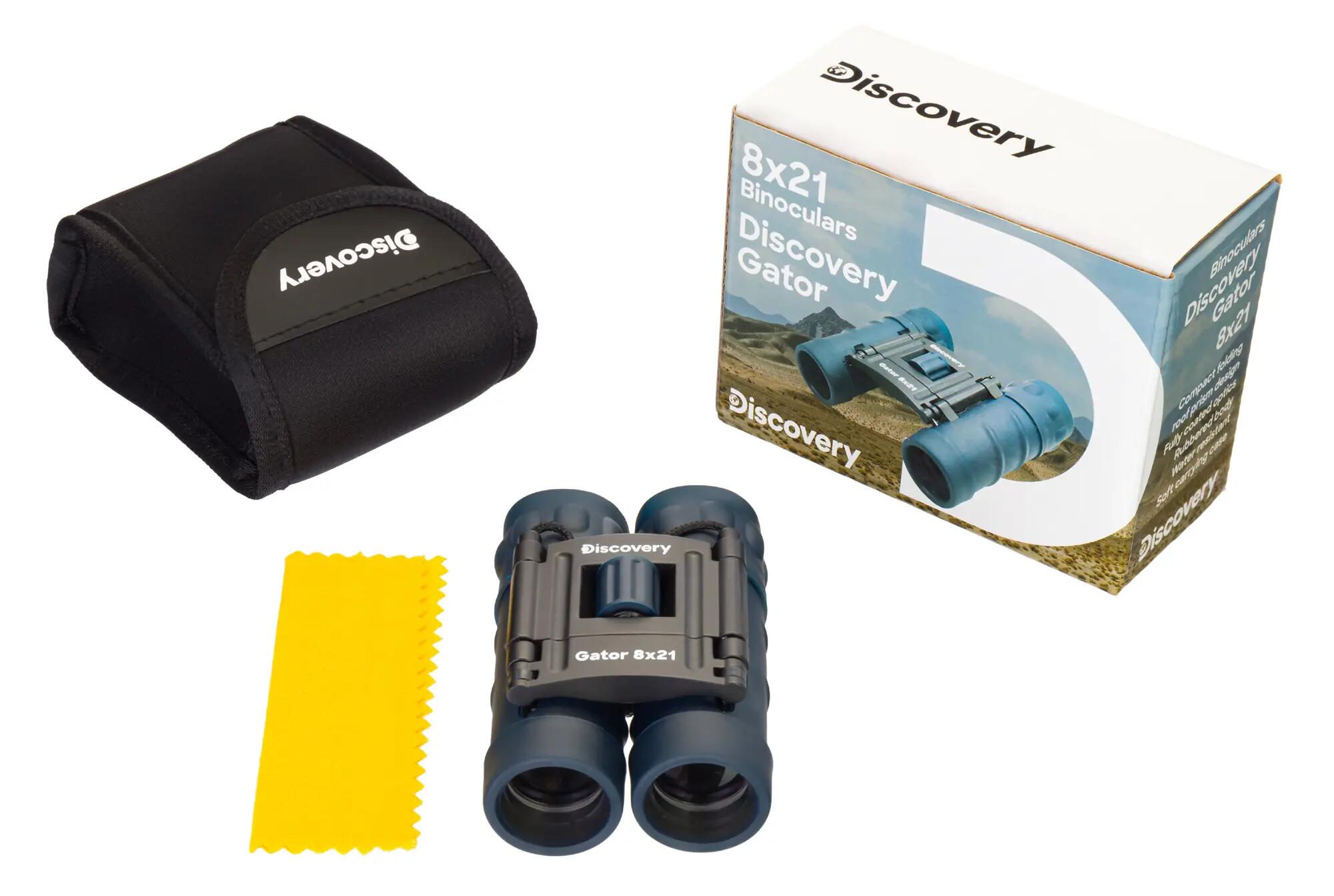 Binocolo - Osservazione della fauna - 8x21 - Levenhuk Discovery Gator 4/13