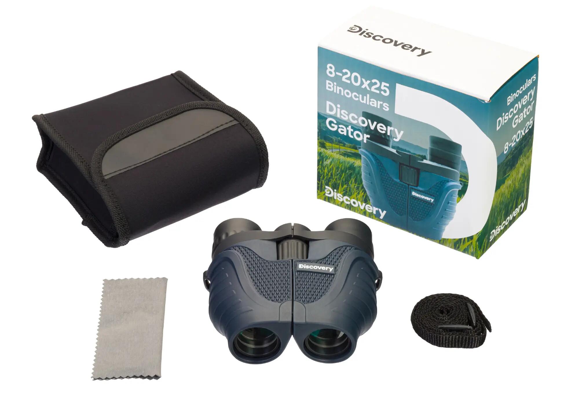 Verrekijker - Fauna observeren - Zoom 8–20x - Levenhuk Discovery Gator 4/12