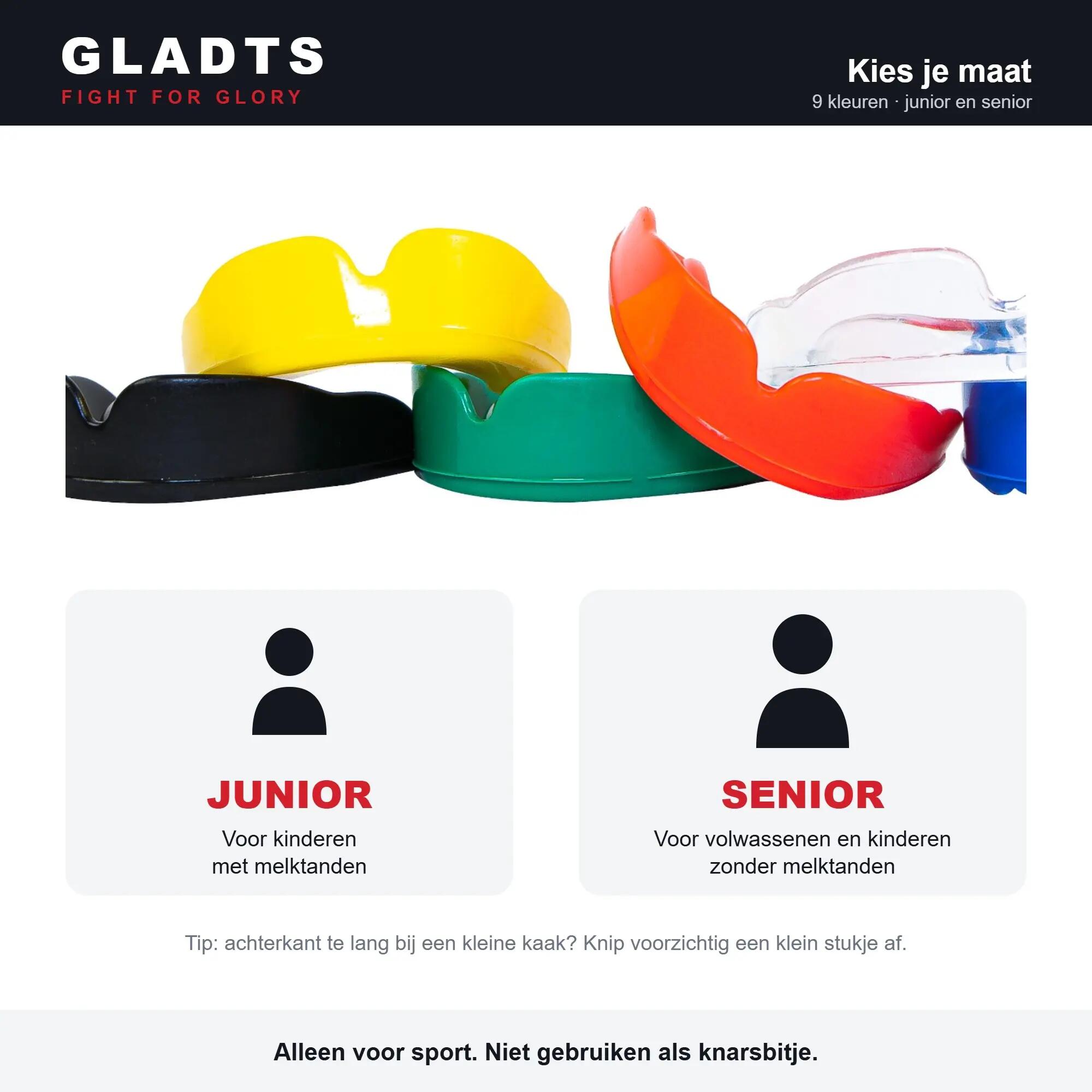GLADTS Gebitsbeschermer Met Opbergdoosje - Wit 4/8