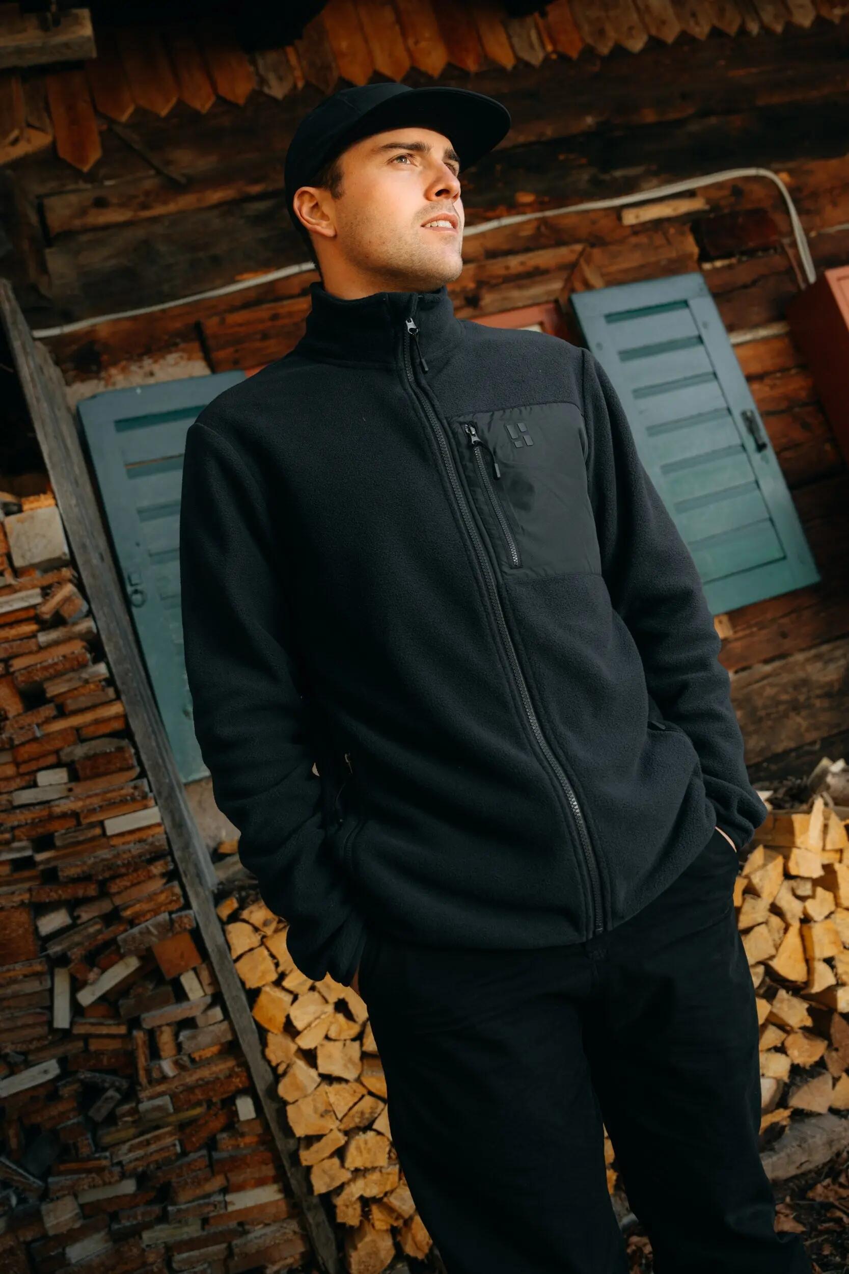 Fleece Vest voor Heren Four Seasons Zwart 9/10