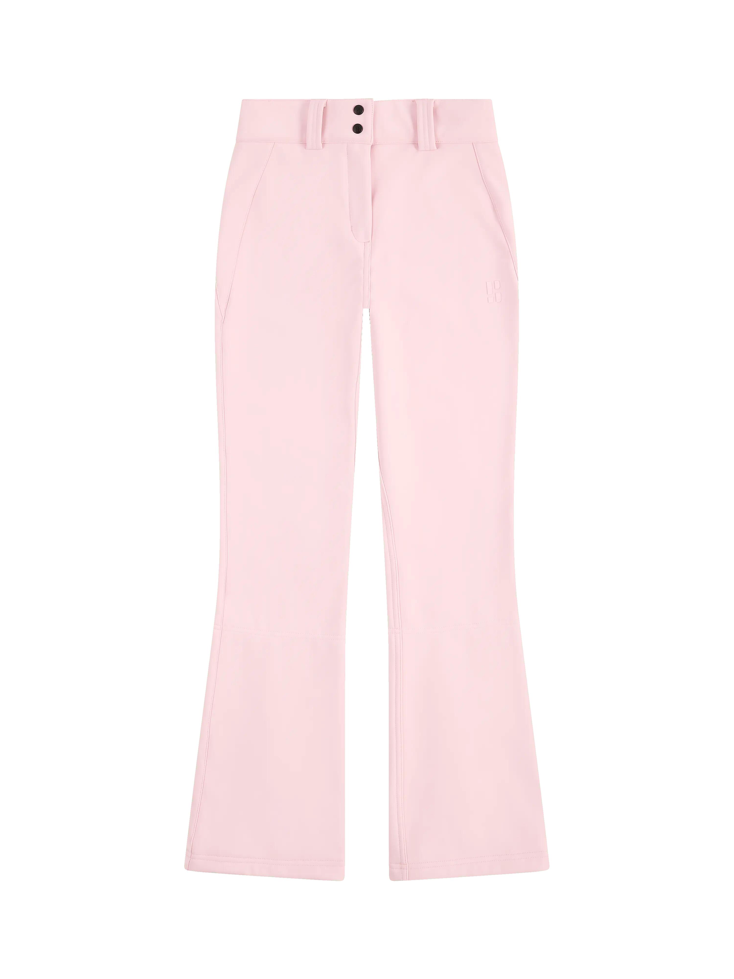 Skibroek - Dames - Stretch Softshell - Powder Rose 8/9
