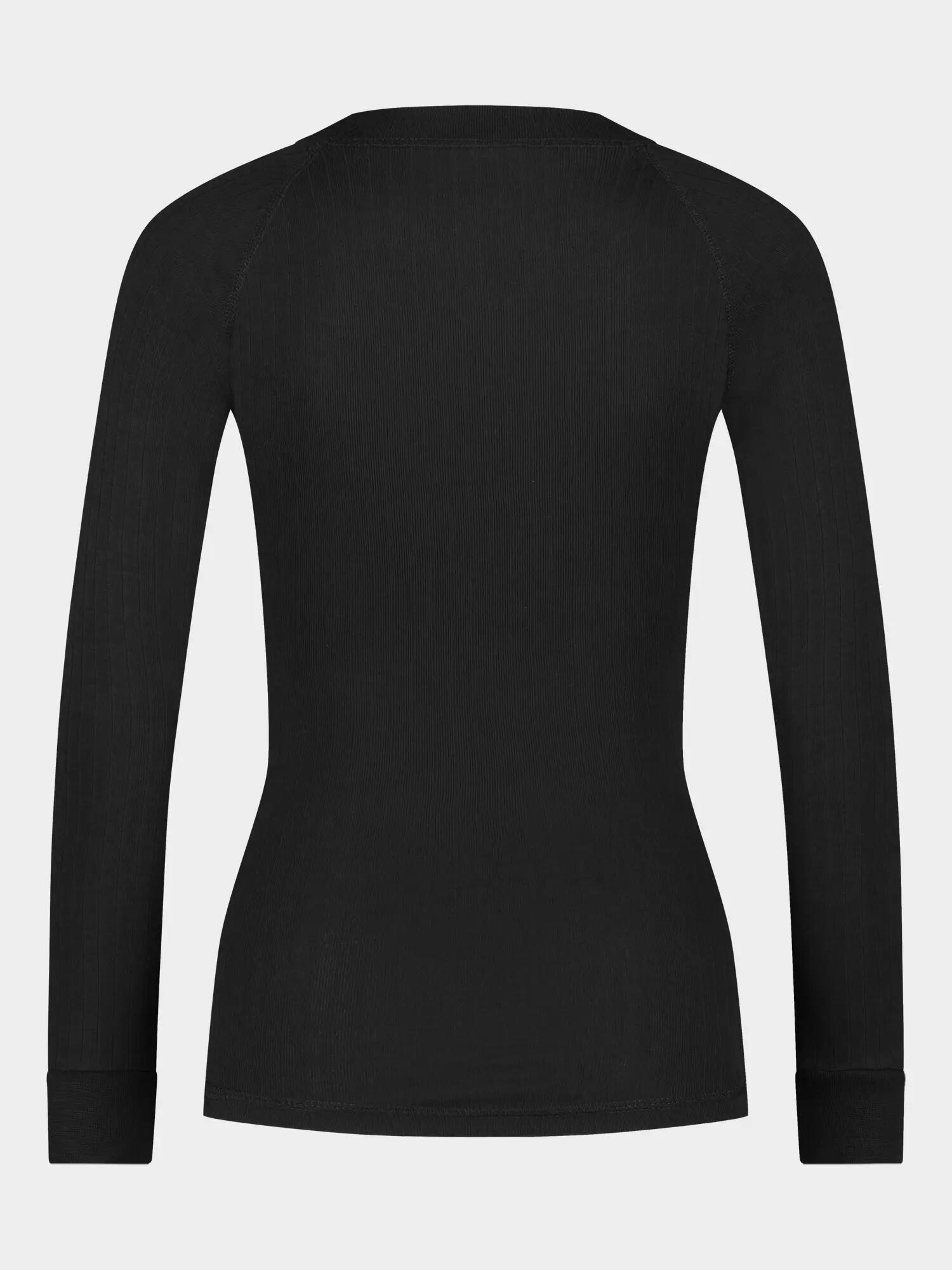 Skiunterwäsche Funktionsshirt Langarm Damen Pro Schwarz 7/7