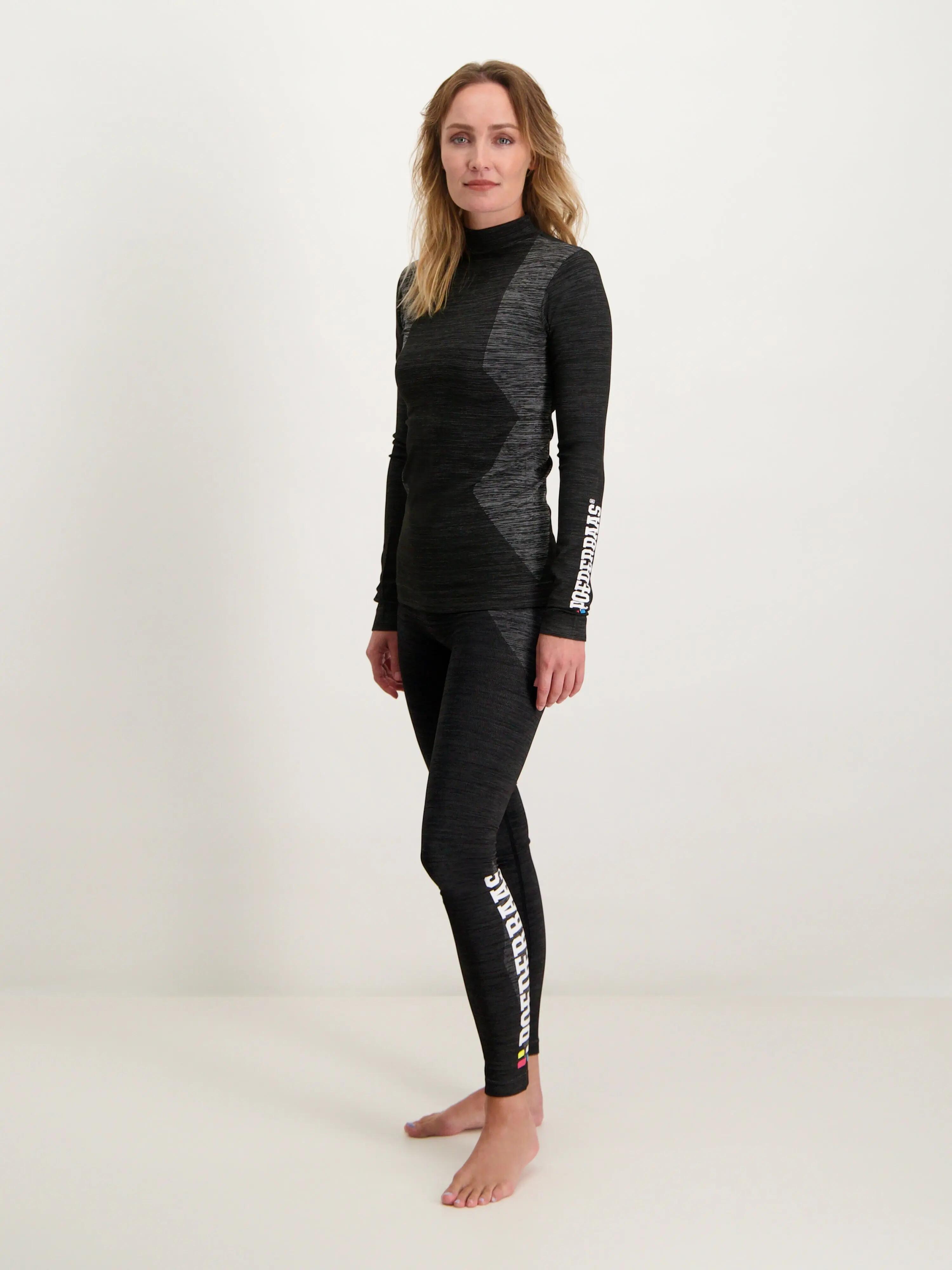 Poederbaas legging thermique pour femme Technique Noir 8/10