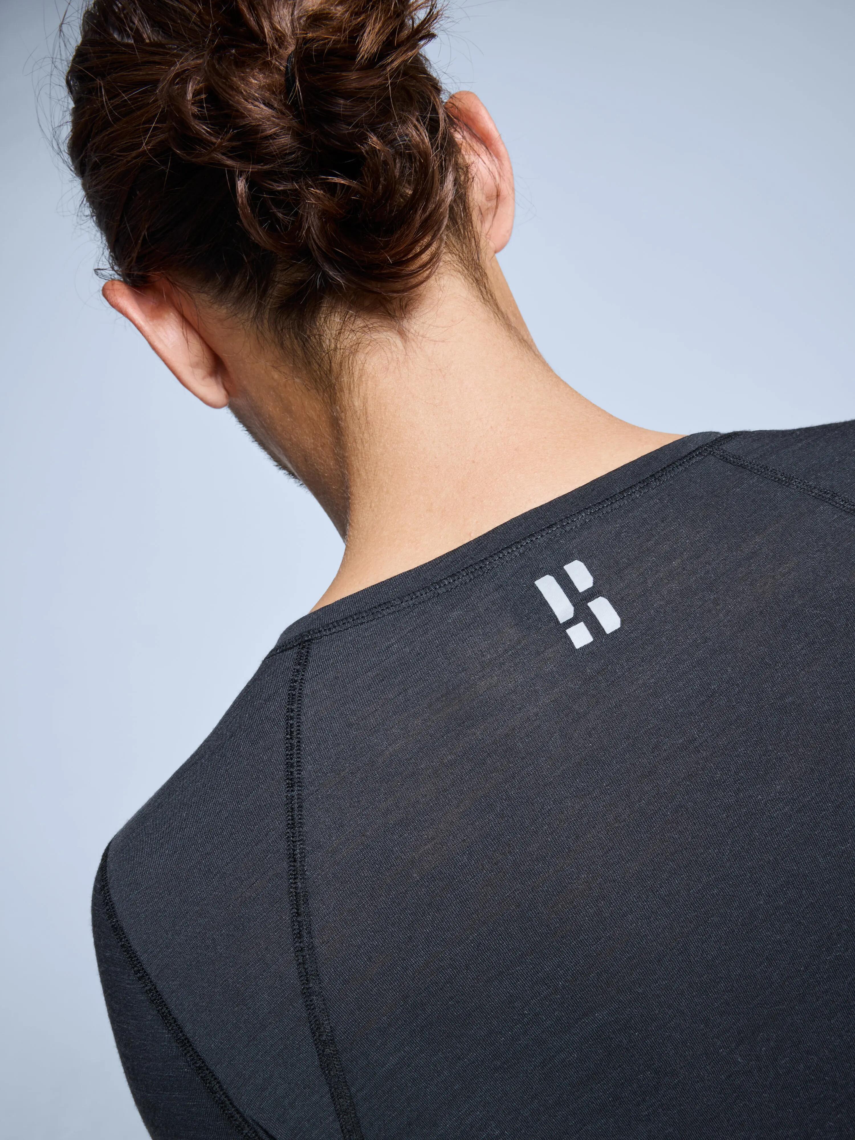 T-shirt thermique - Homme - Laine mérinos - Noir 10/10