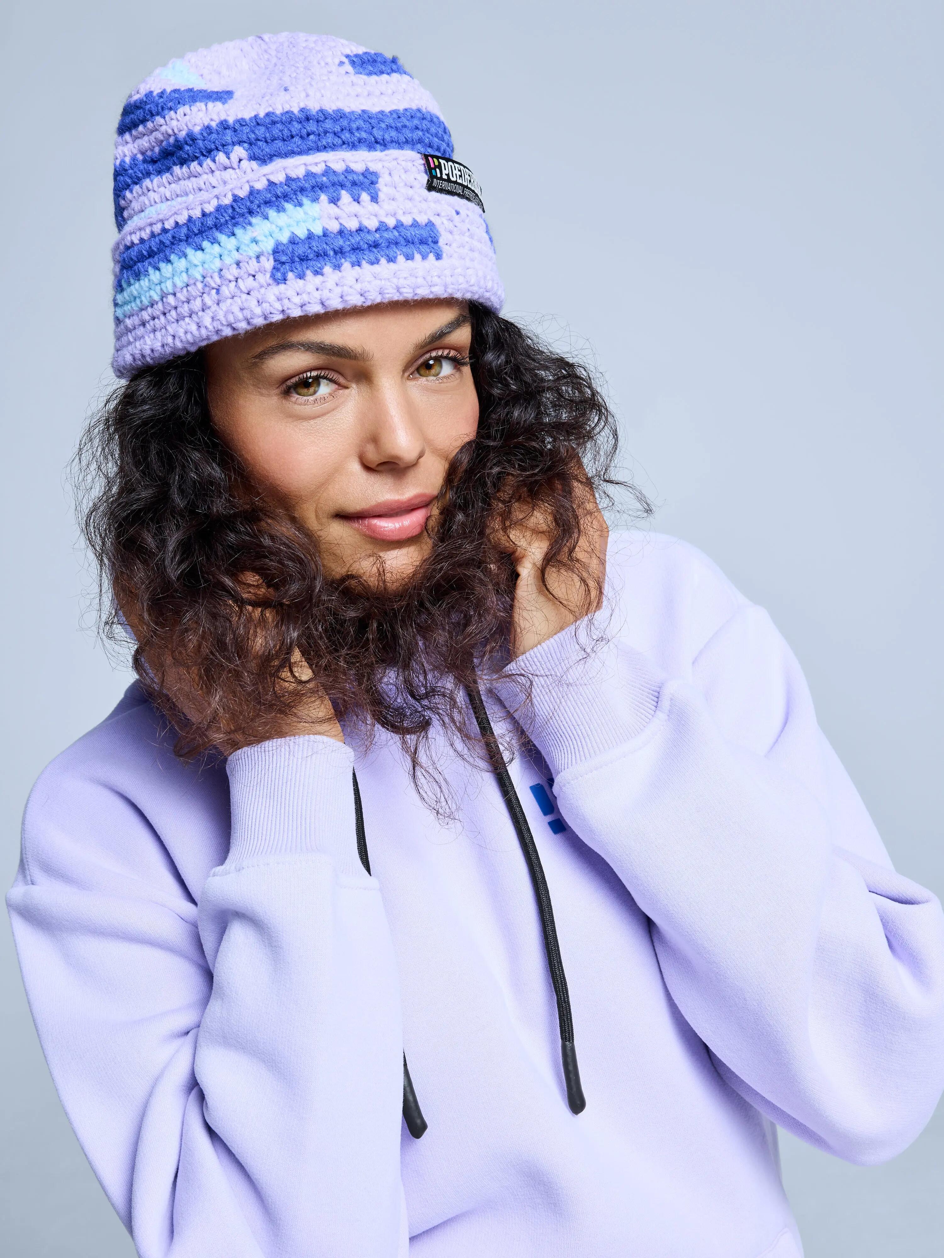 Mütze - Damen - Freeride - lila 8/10