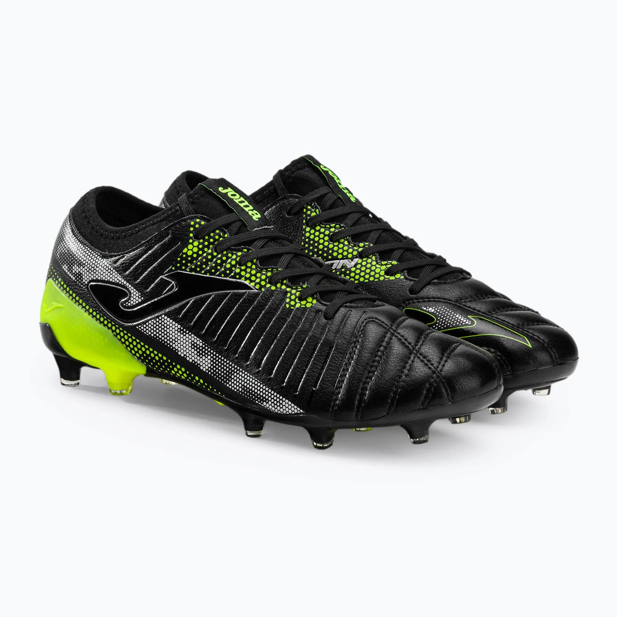 Joma Football Shoes Propulsion Cup 21 FG Black Fluorescent Yellow 5/5