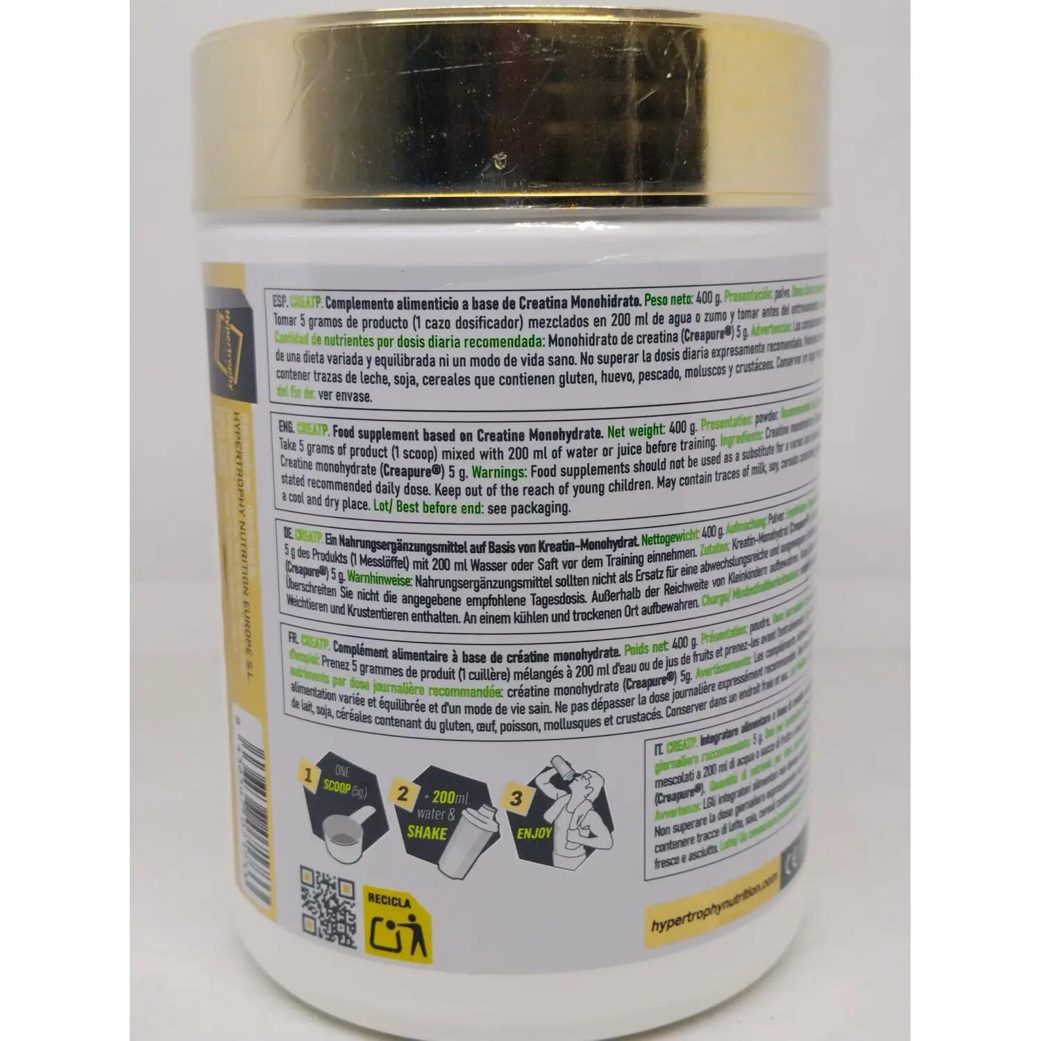 CreATP Creapure® | Creatina | 400gr 3/4