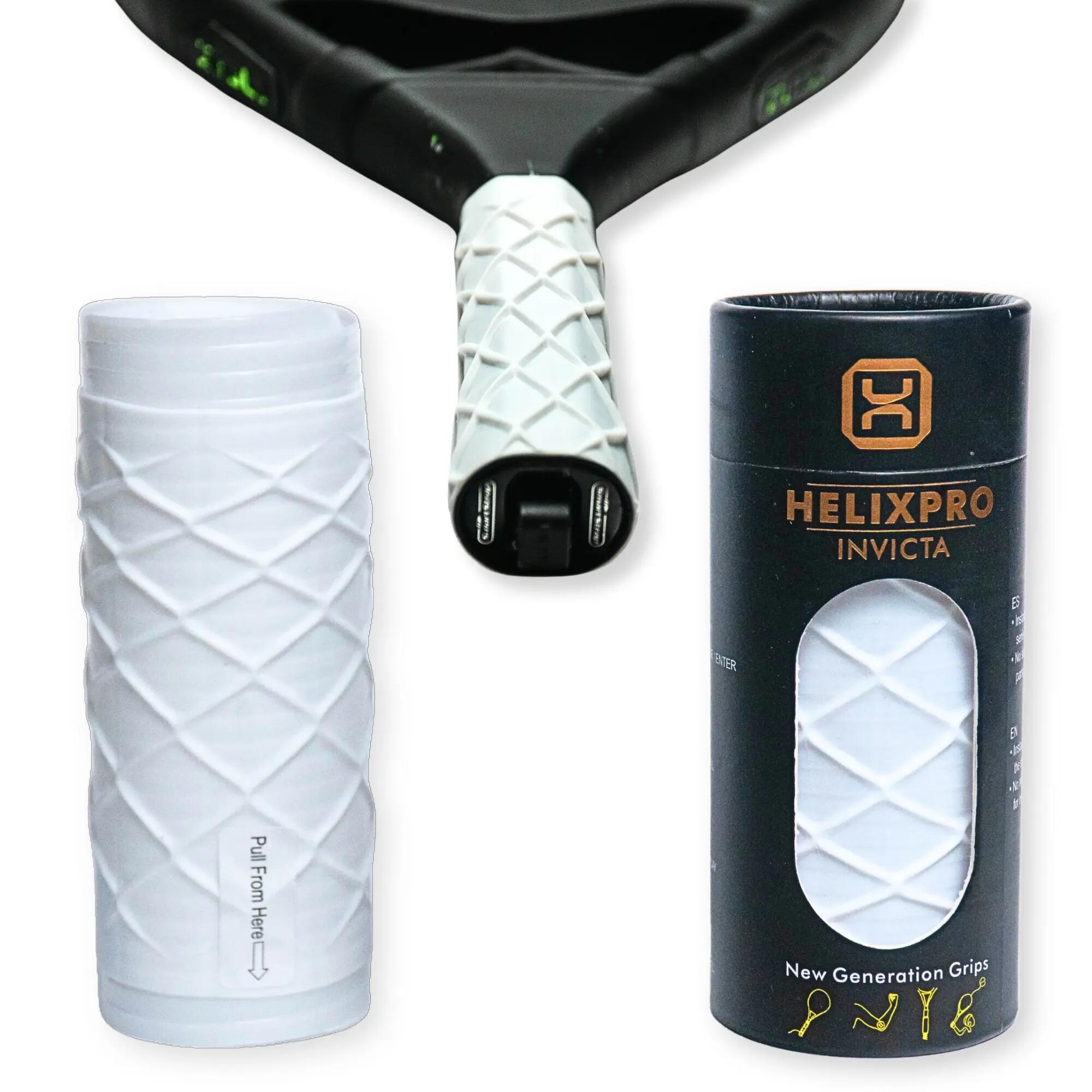 Padel Undergrip Silicone Base Grip Comfort Helix Pro Invicta White 6/7