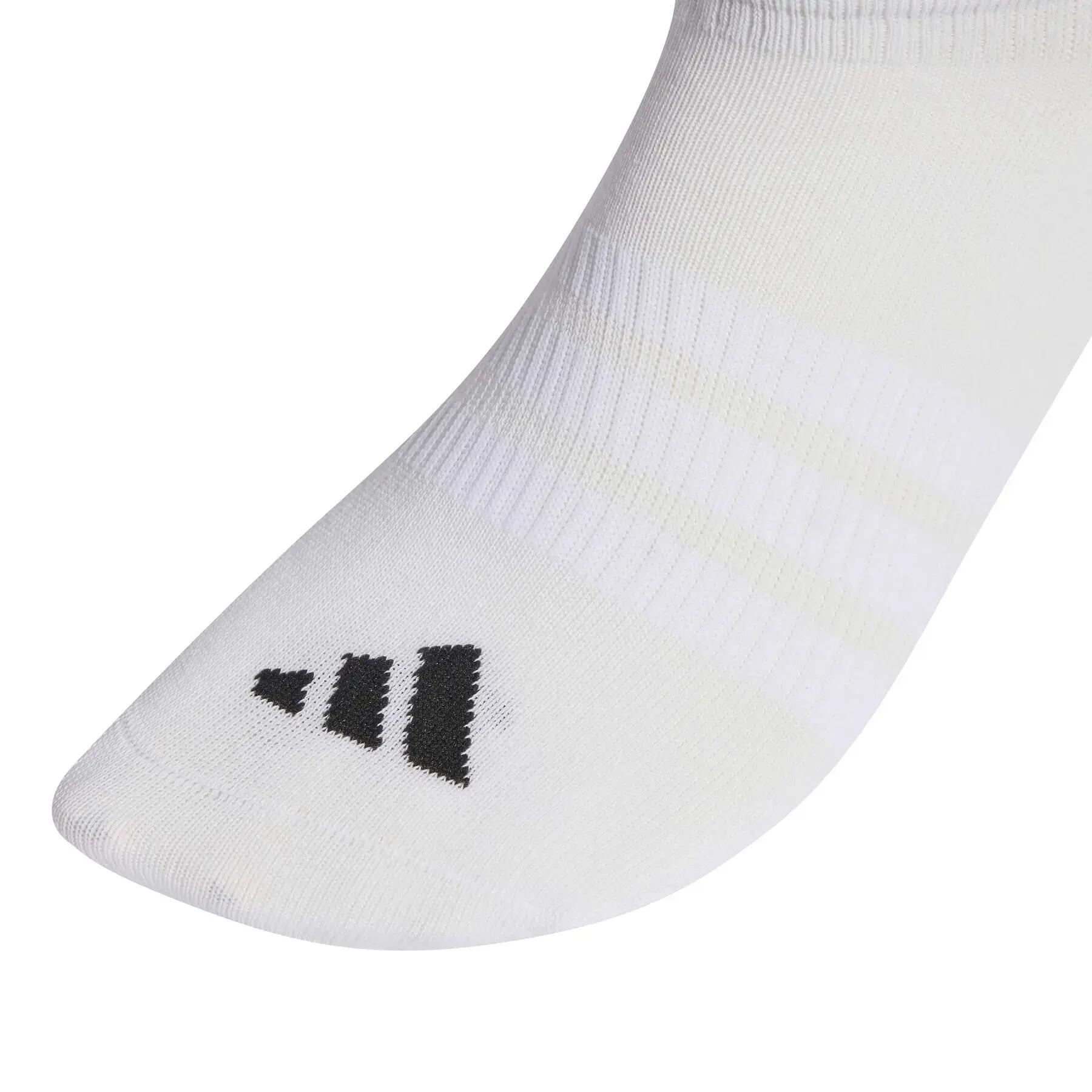 Meias adidas Thin&Light Sportswear No Show, pack de 3 3/7