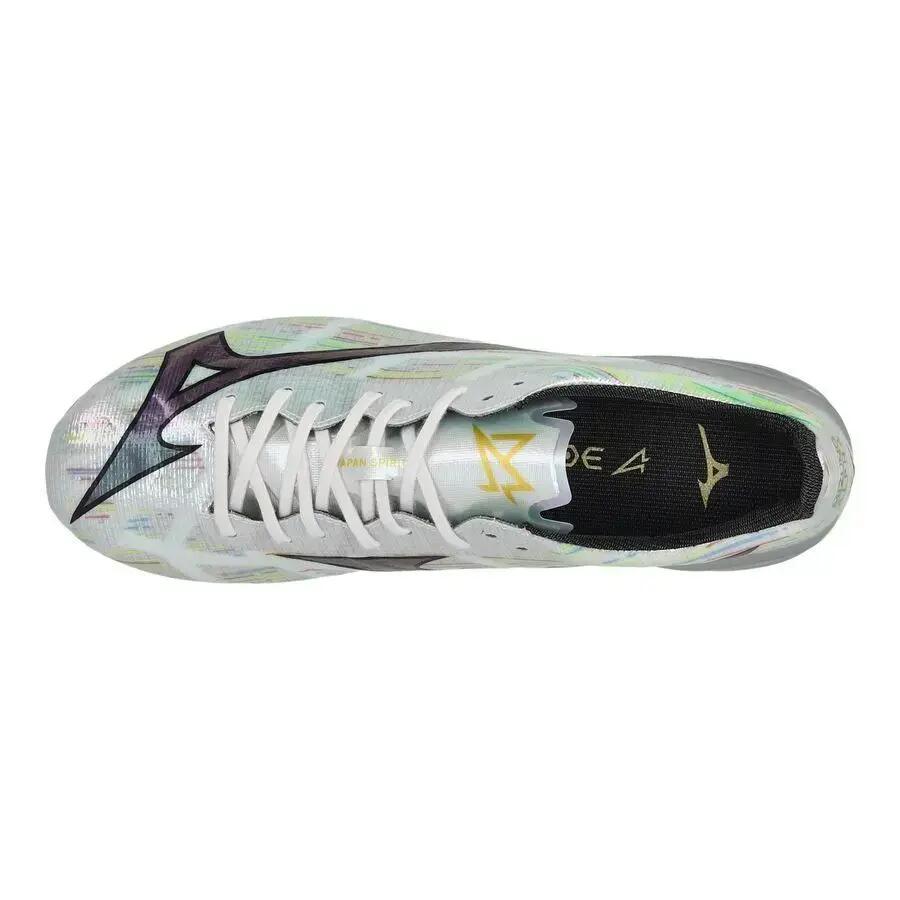 Calçado de futebol Mizuno Alpha II Japão Branco 7/7