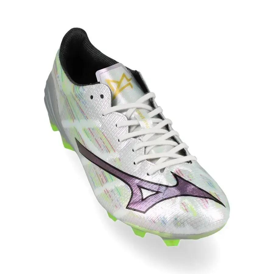 Calçado de futebol Mizuno Alpha II Japão Branco 5/7