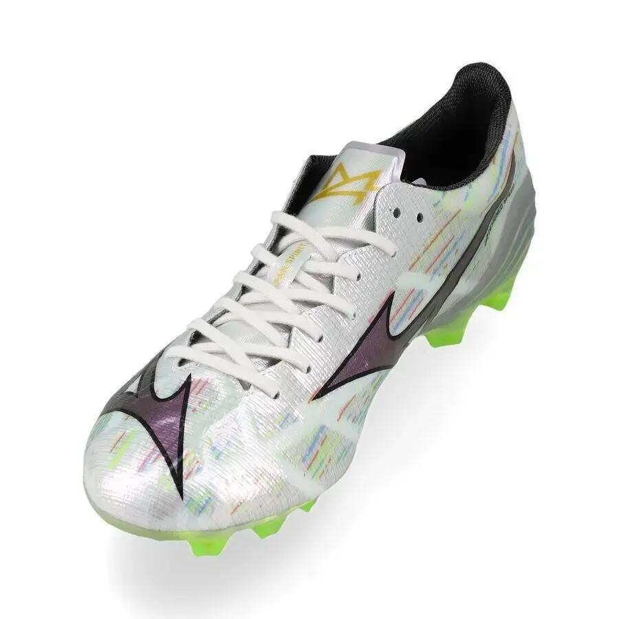 Calçado de futebol Mizuno Alpha II Japão Branco 4/7