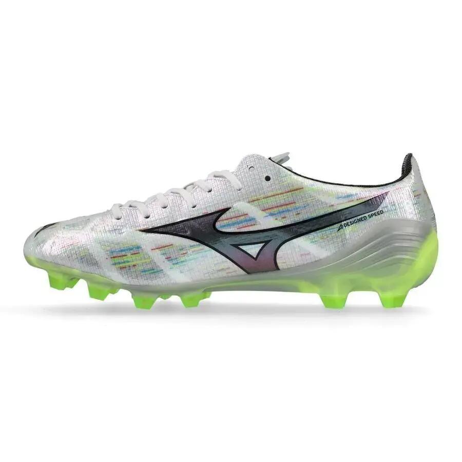 Calçado de futebol Mizuno Alpha II Japão Branco 3/7