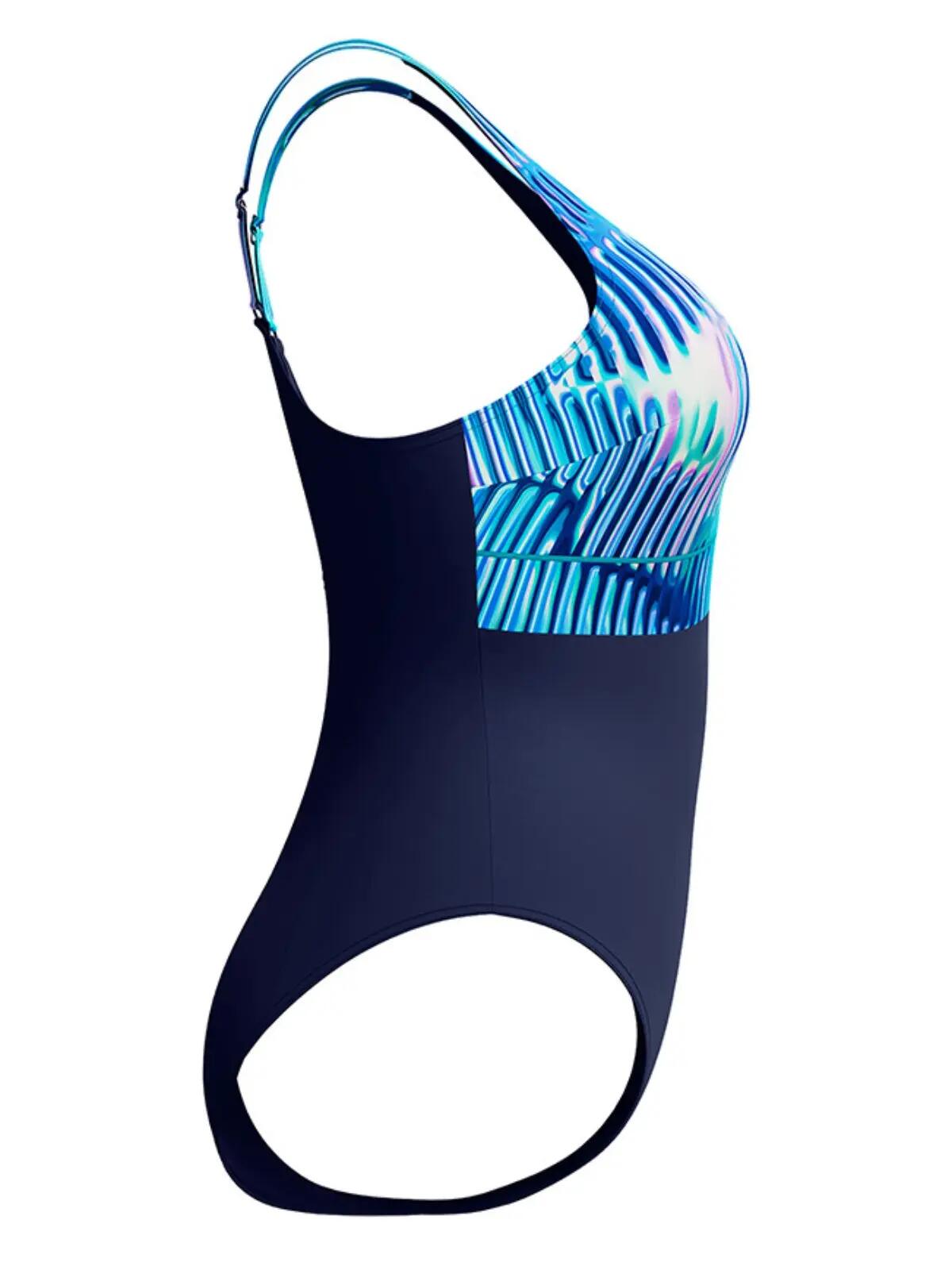 Maillot de Bain Femme Contour Eclipse Shaping Bleu II 7/7