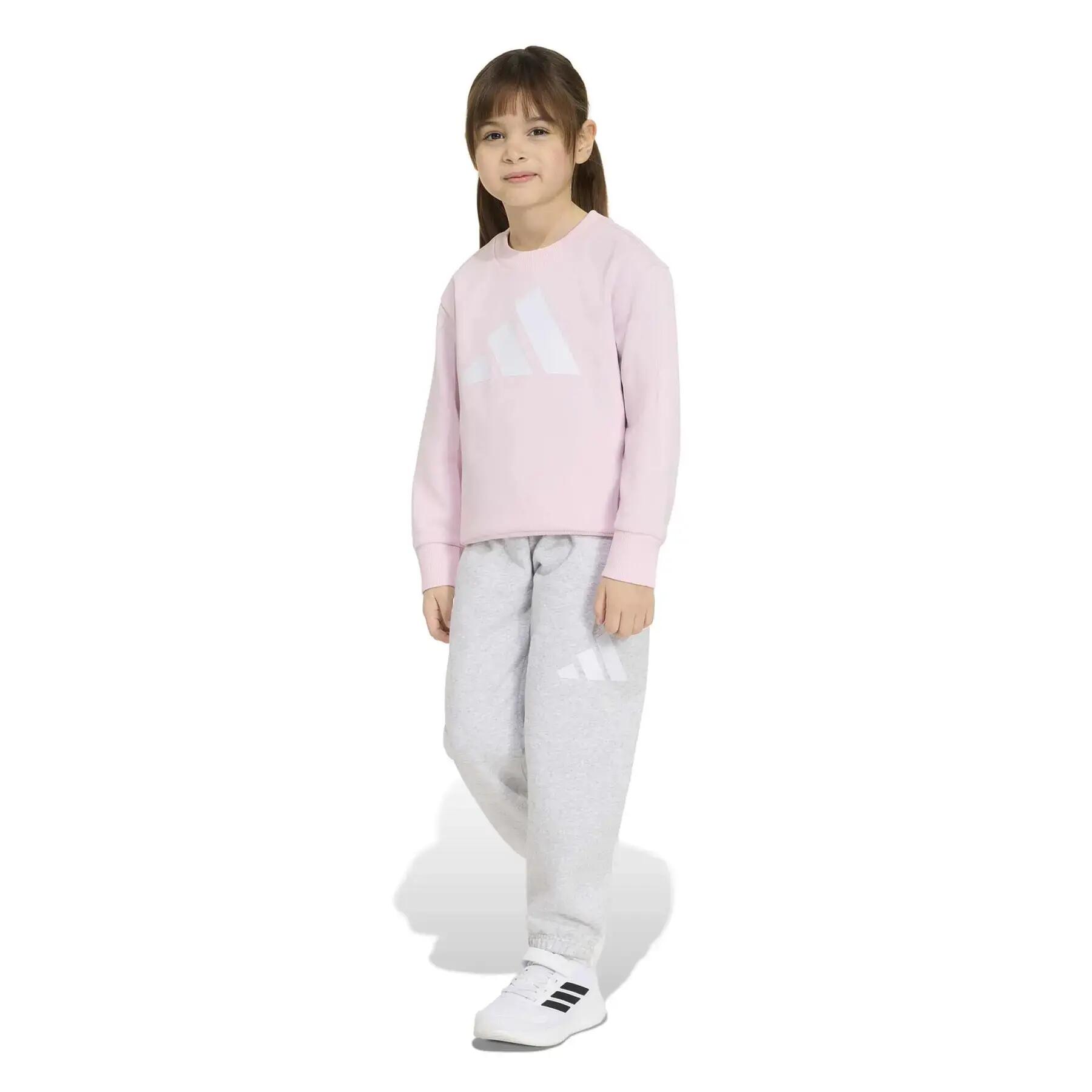 Conjunto de calças de jogging e sweatshirt criança adidas Essentials 6/12