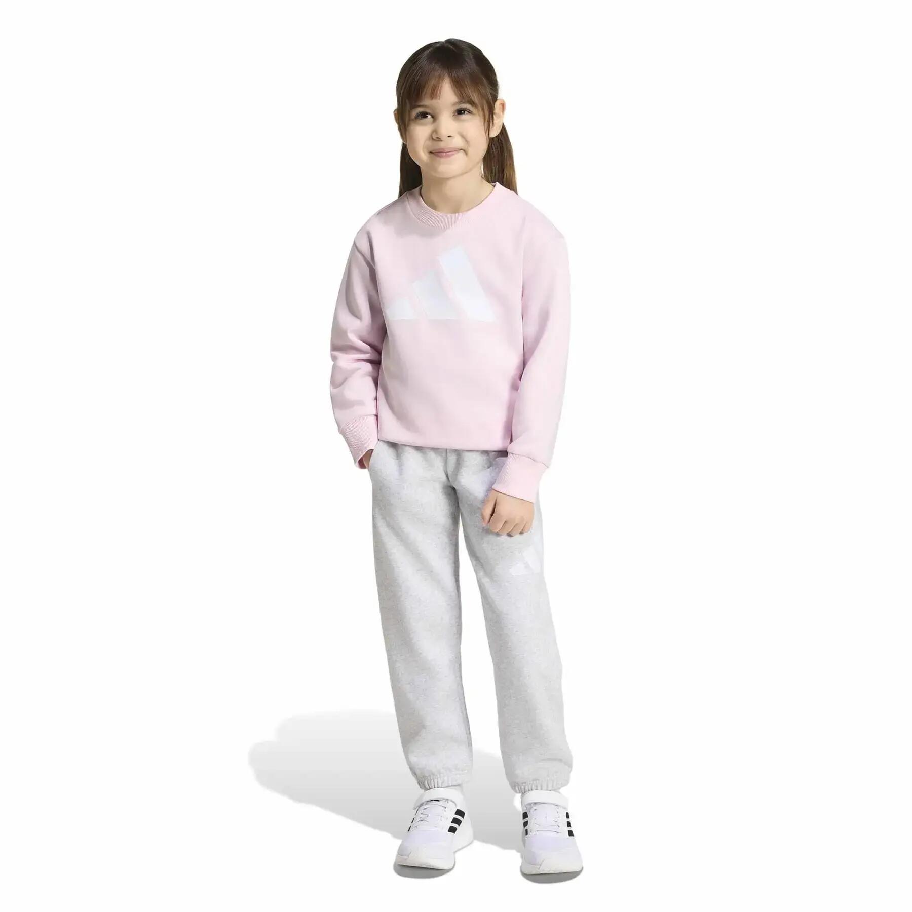 Conjunto de calças de jogging e sweatshirt criança adidas Essentials 4/12