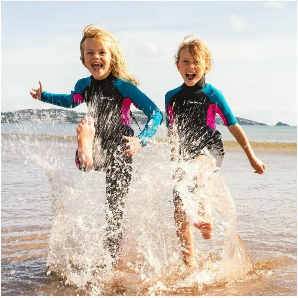 Combinaison intégrale manches longues enfant GUL Response Flatlock 3/2 Back-Zip 3/7