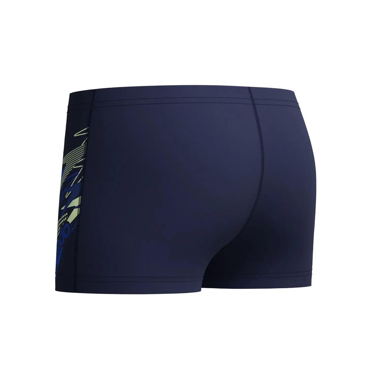 Kids Medley Logo Aquashort Blauw 7/7