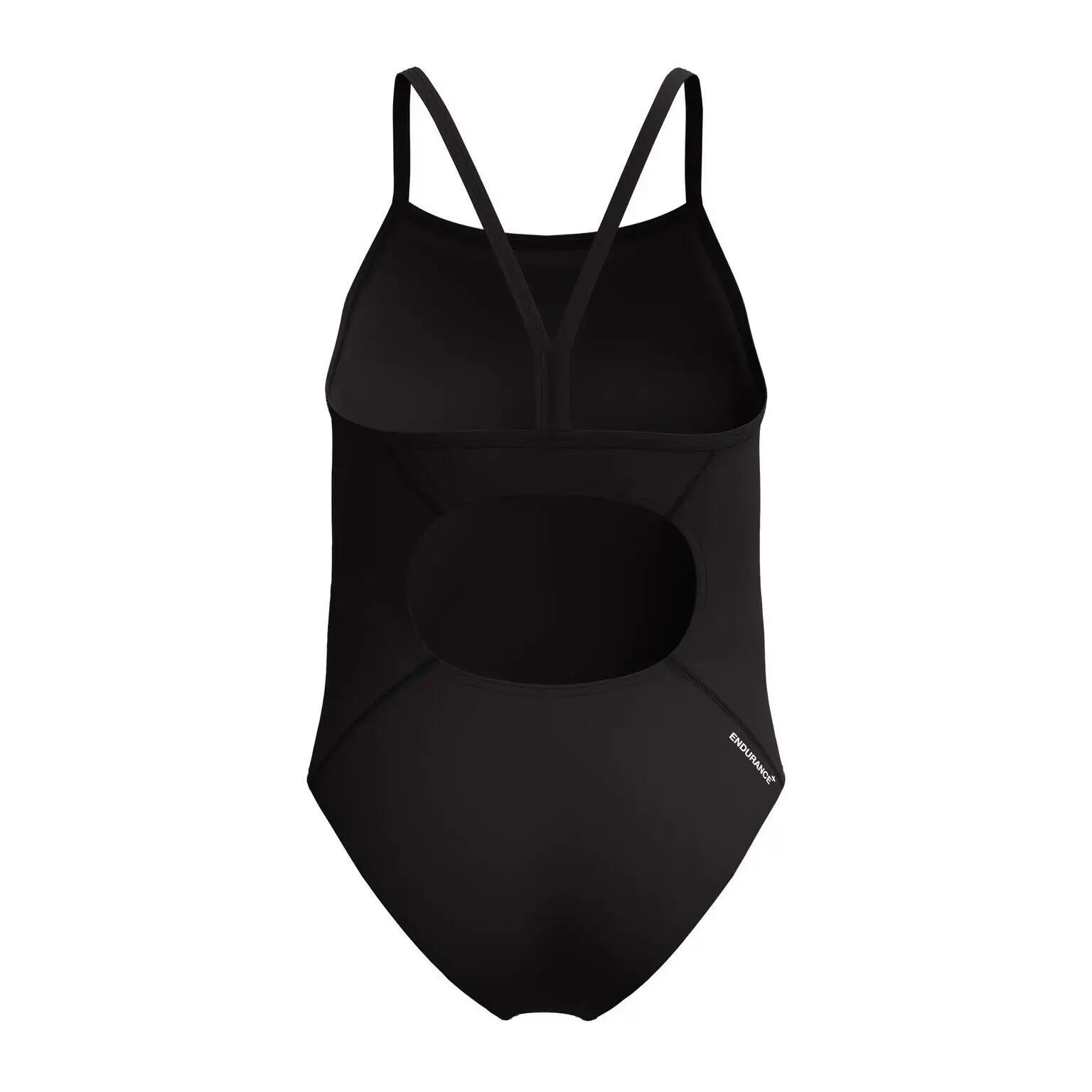 Speedo Meninas Endurance+ Maiô com alças finas e logo - Preto 6/7