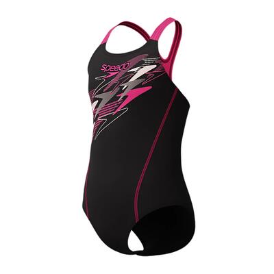 1-delig meisjes zwempak speedo logo medalist