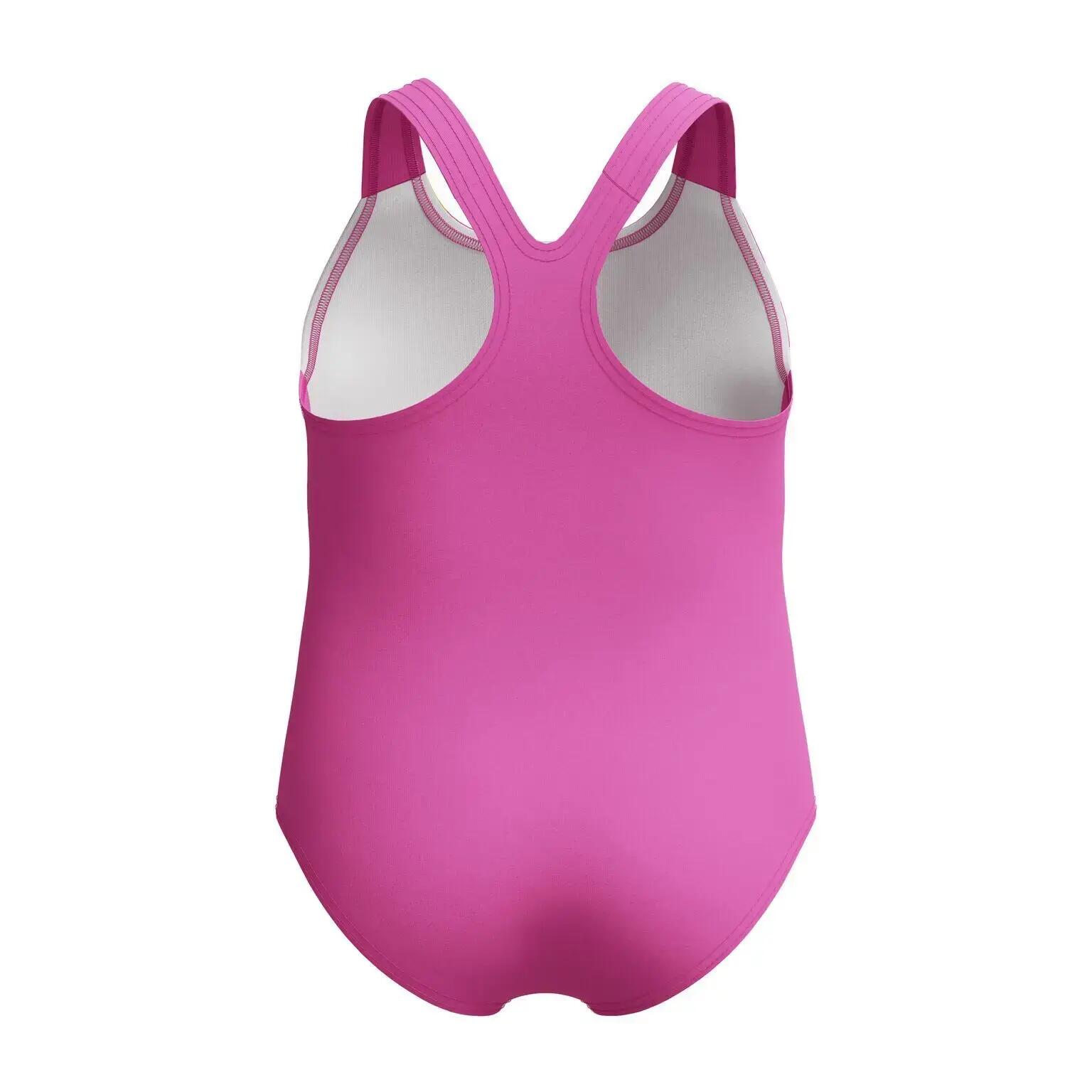 Bañador Entero de Una Pieza Diseño Floral Niñas Rosa 6/7