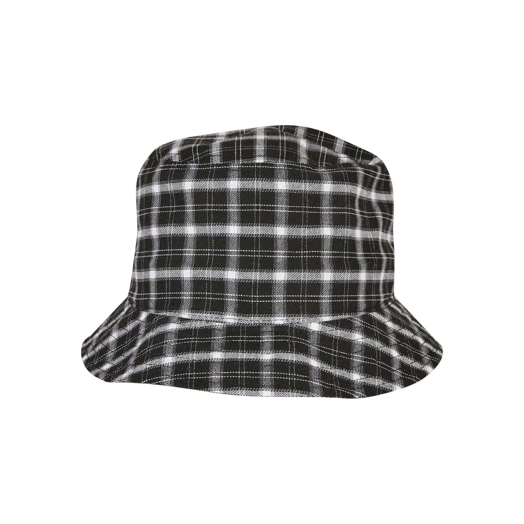 Cappello da pescatore a scacchi Flexfit 3/4