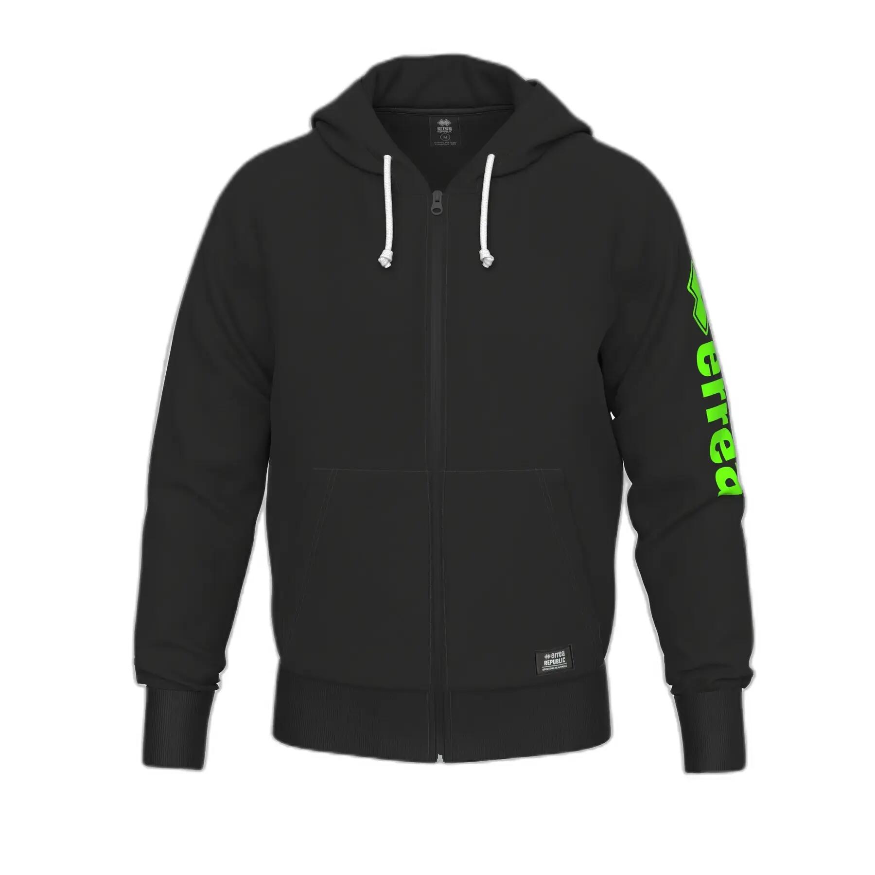 Kinder-Sweatshirt mit Reißverschluss und Kapuze Errea Essential 1/2