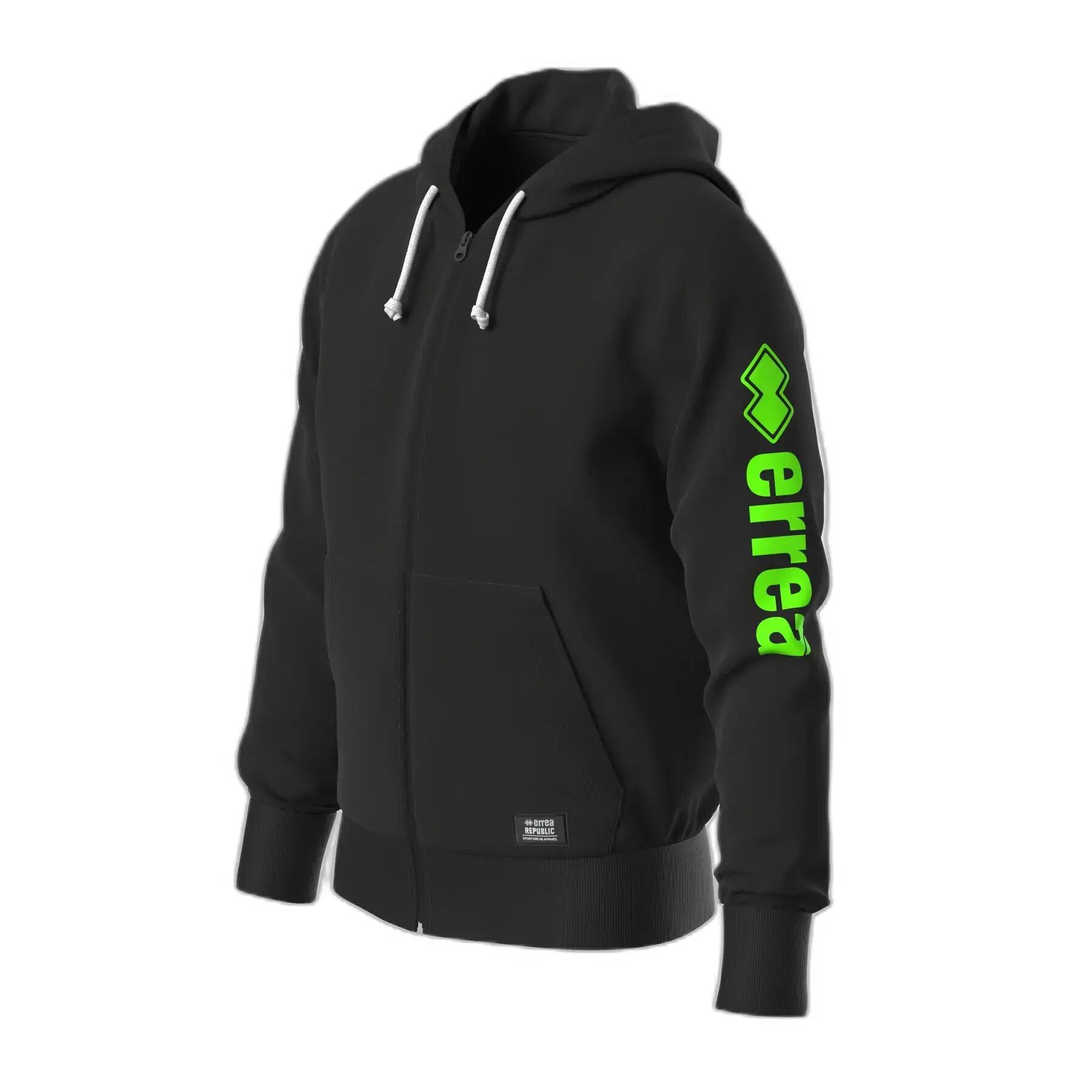 Kinder-Sweatshirt mit Reißverschluss und Kapuze Errea Essential 2/2