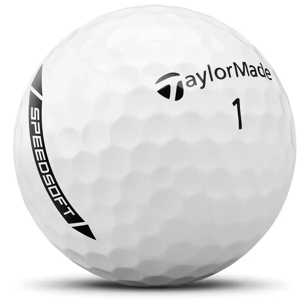 Balles de golf Taylormade Speed Soft Blanc 5/5