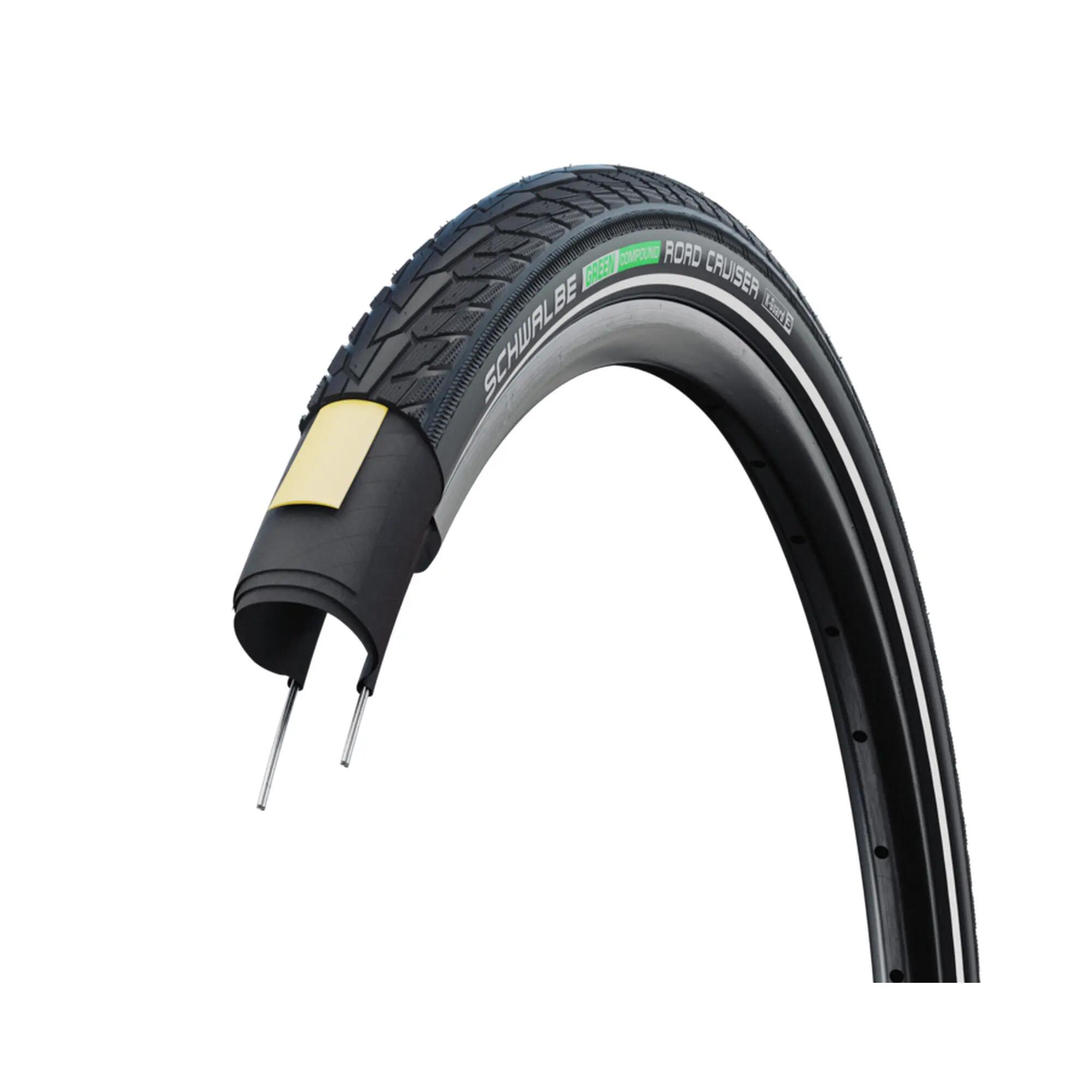 Pneu de bicicleta Schwalbe Road Cruiser HS484 Preto 5/7
