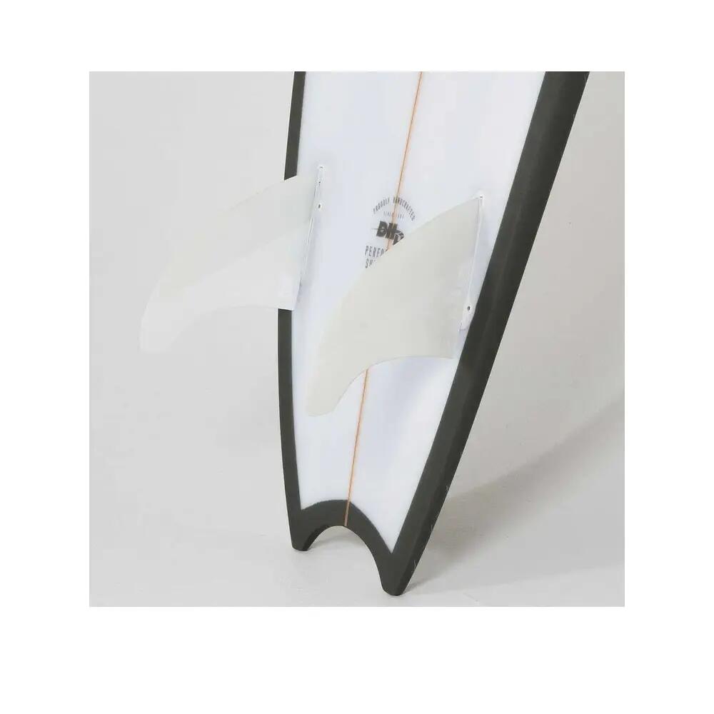 Aileron de surf FCS Twin+1 Performance Core Branco 9/10