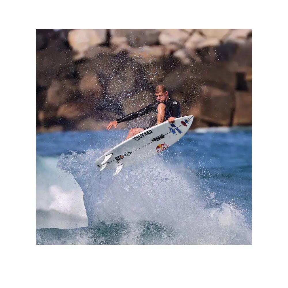 Aileron de surf FCS Twin+1 Performance Core Branco 8/10