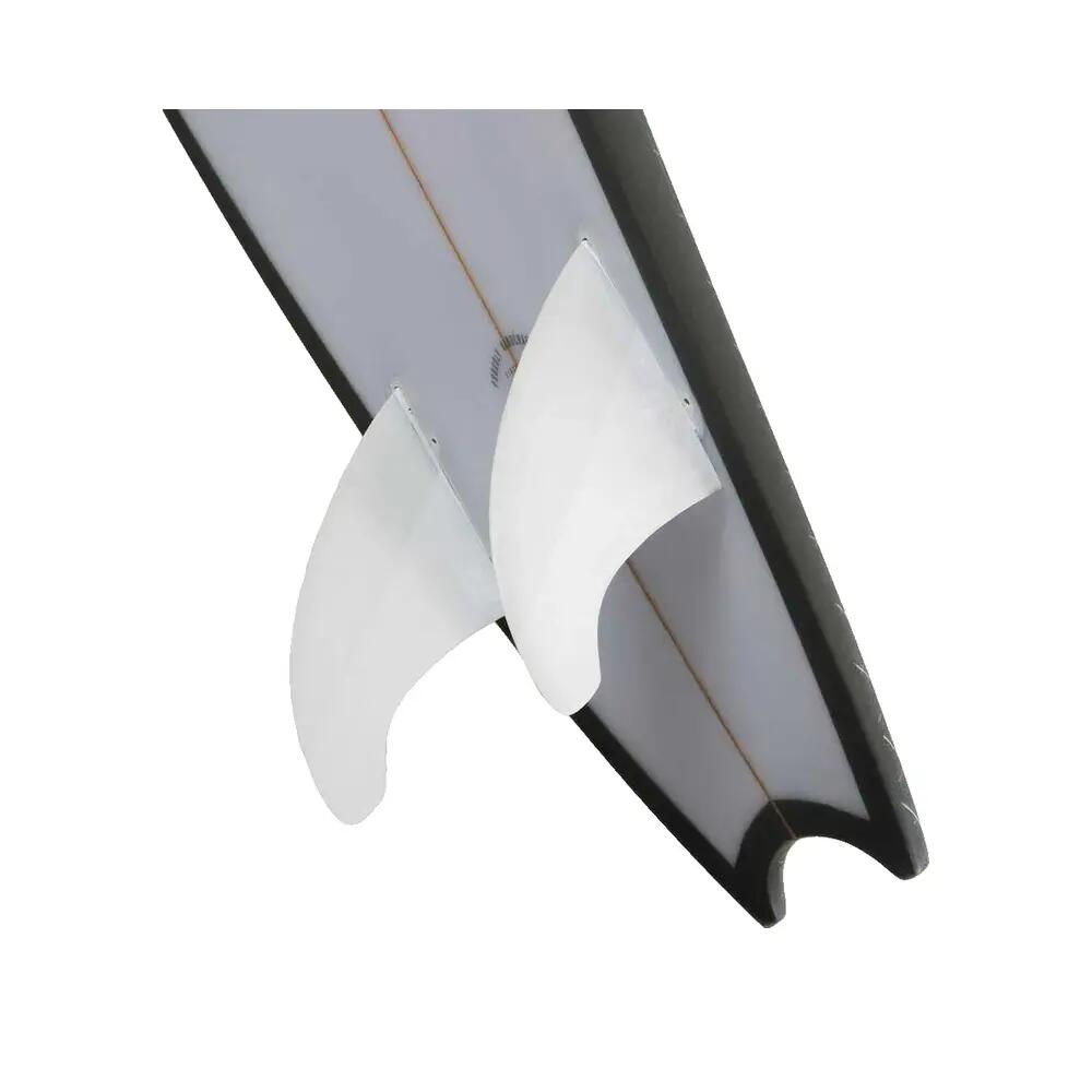 Aileron de surf FCS Twin+1 Performance Core Branco 5/10