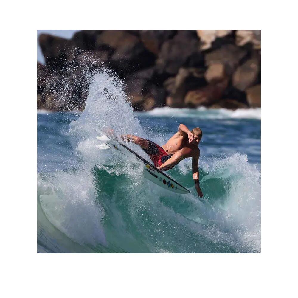 Aileron de surf FCS Twin+1 Performance Core Branco 4/10