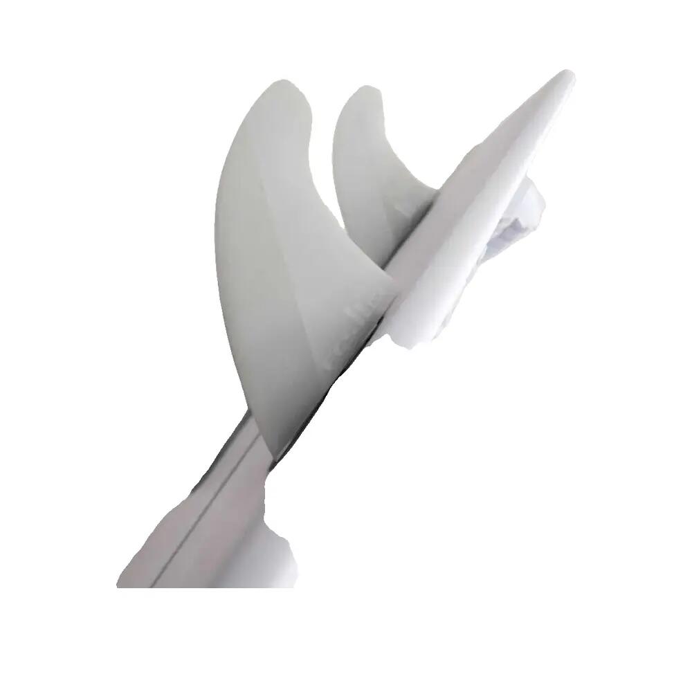 Aileron de surf FCS Twin+1 Performance Core Branco 10/10