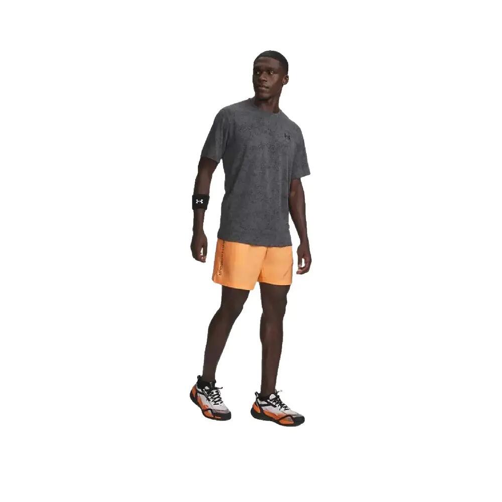 Spodenki Under Armour Tech Woven Wordmark Pomarańczowe 3/3