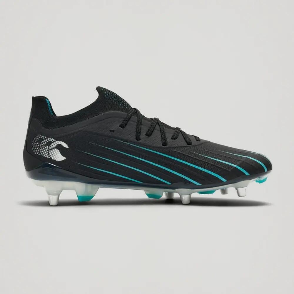 Botas de Rugby Canterbury Speed Falcon 2.0 Elite SG Pretas 3/9