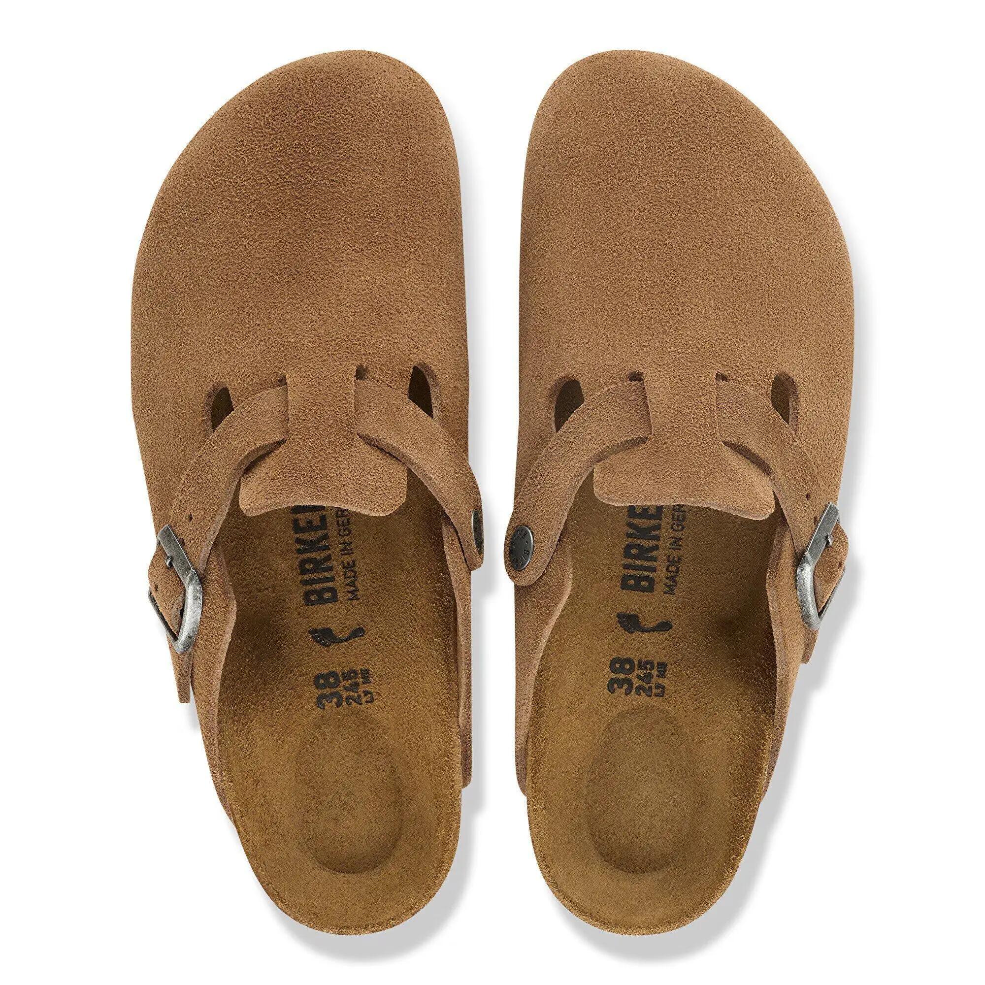 Dámské dřeváky Birkenstock Boston hnědé 4/5
