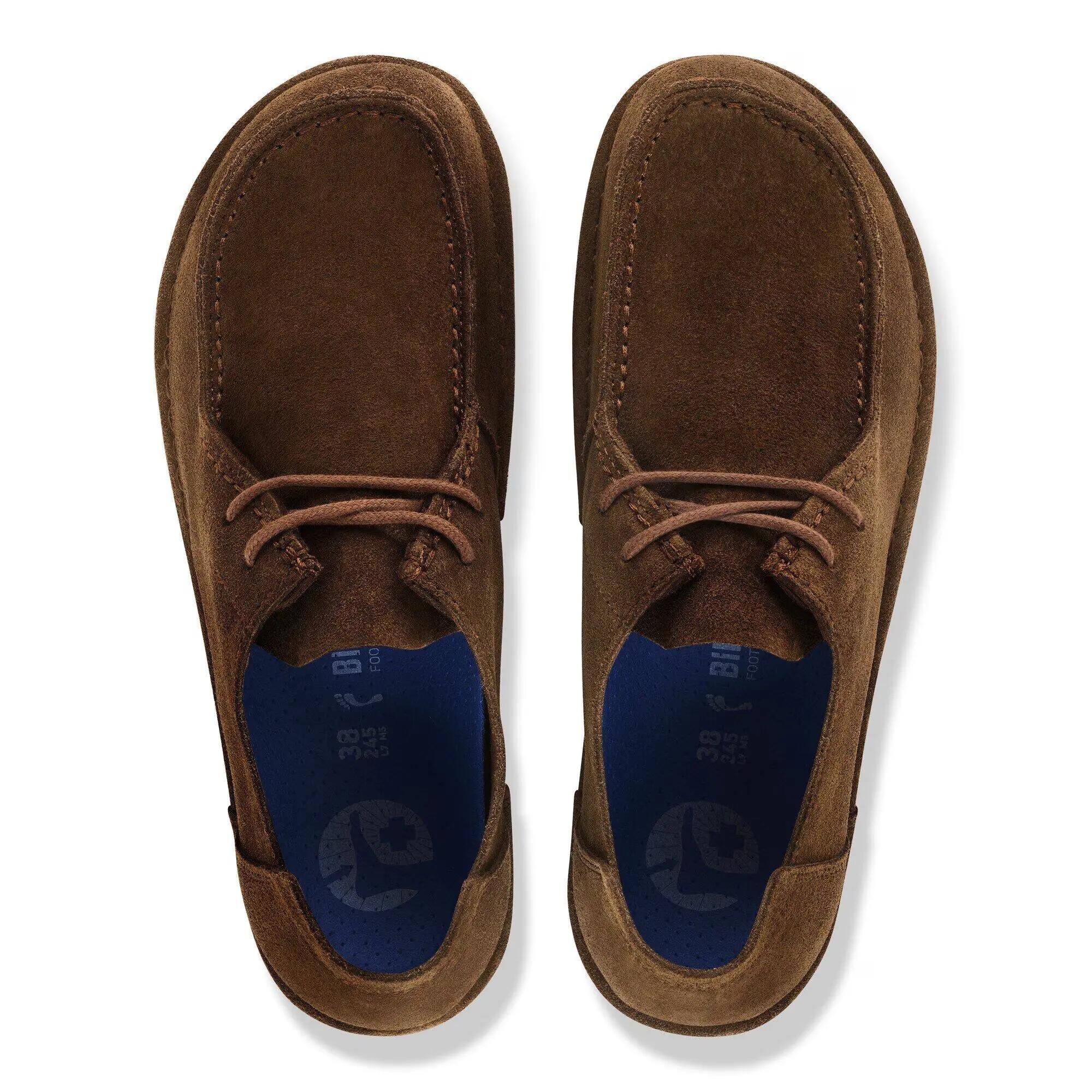 Scarpa Elegante Birkenstock Utti Lace S Suede Leather Adulto 4/5