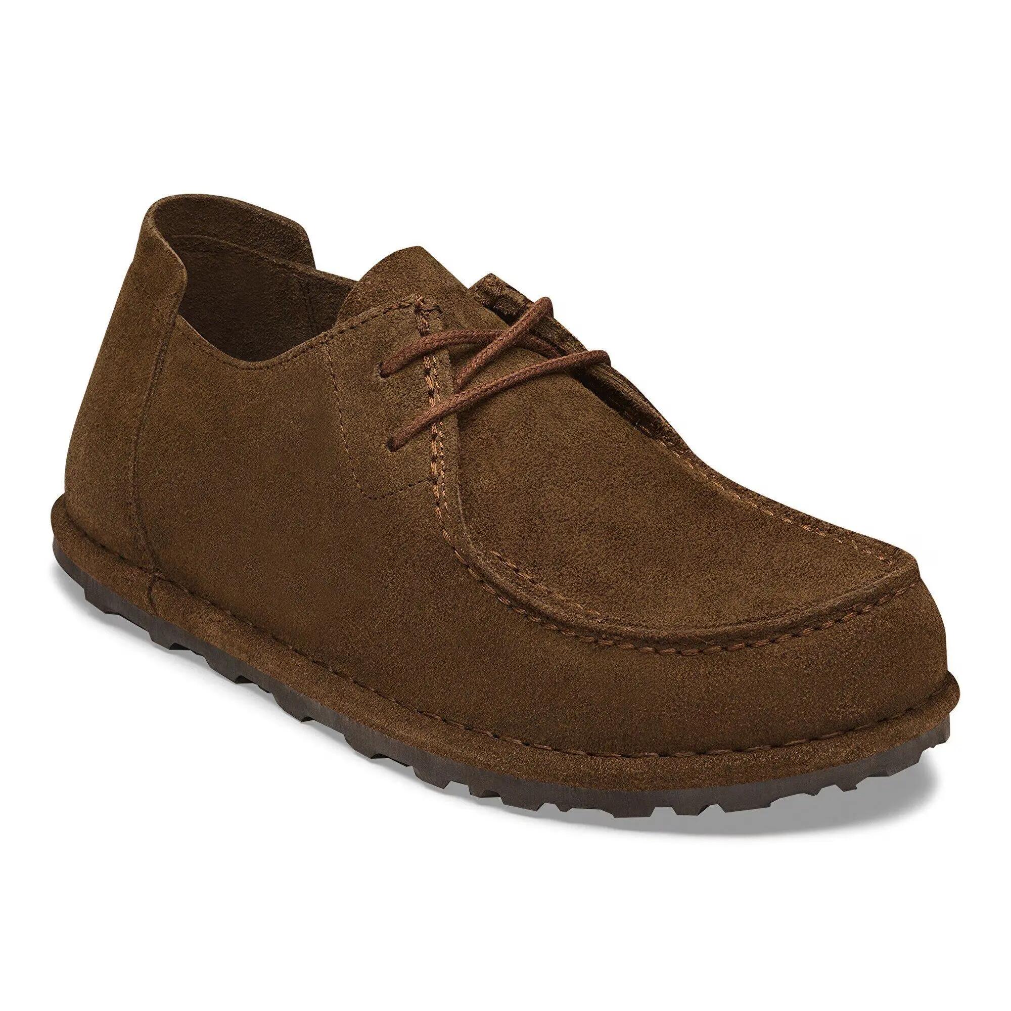 Scarpa Elegante Birkenstock Utti Lace S Suede Leather Adulto 2/5