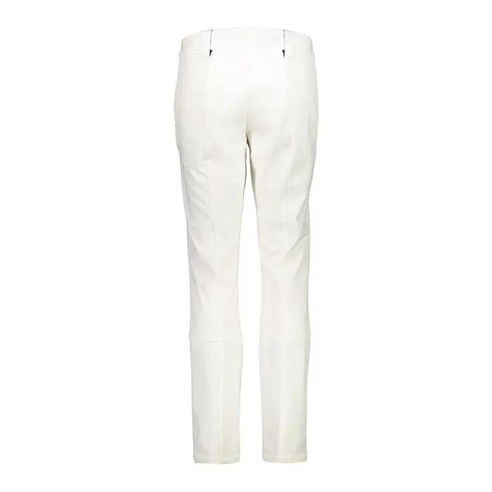 Pantaloni sci donna softshell, ghetta, 38A1586 A001 bianco 2/2