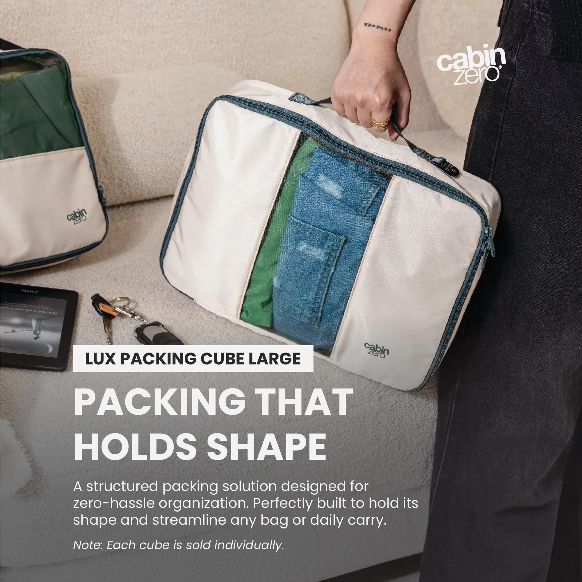 Lux Packing Cube L, Structured Clothing Organiser for Travel and Outdoors 2/11