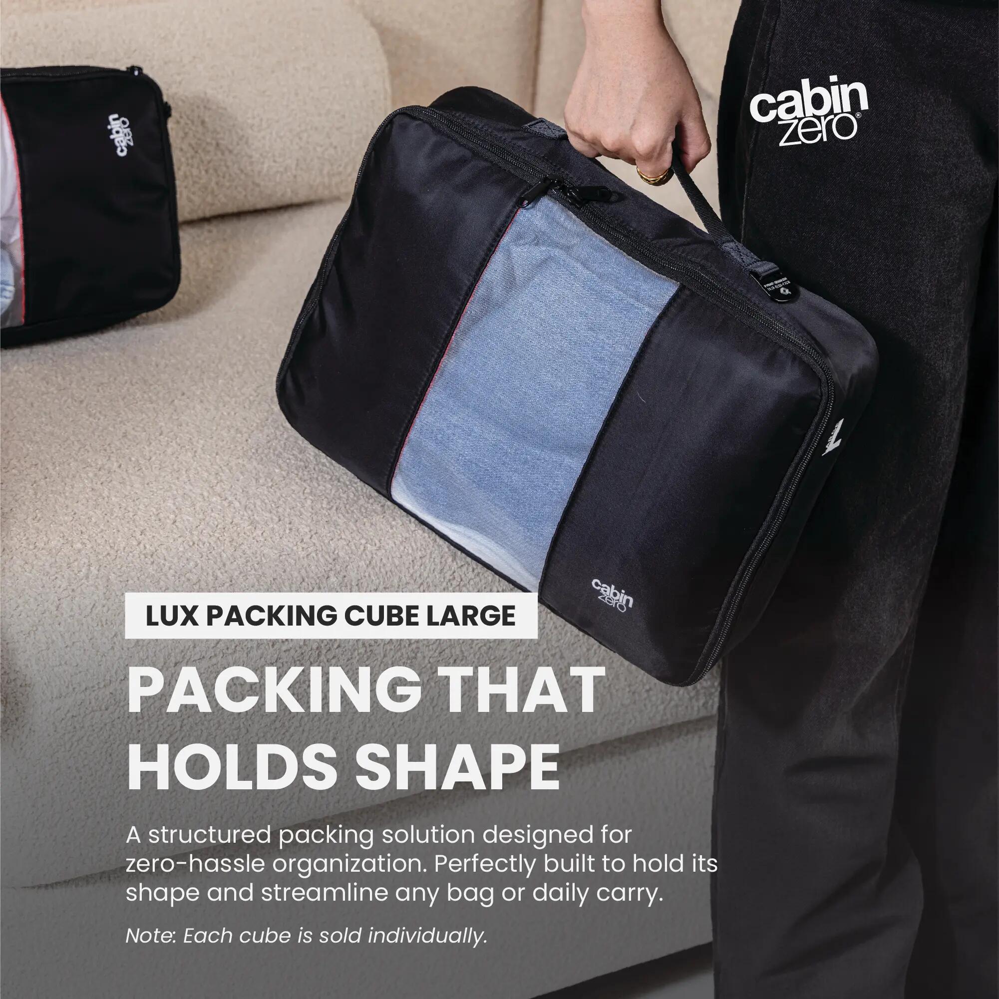 Lux Packing Cube L, Structured Clothing Organiser for Travel and Outdoors 2/11